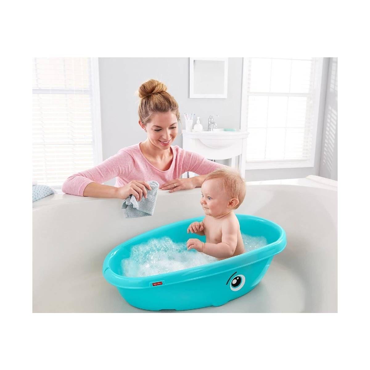 Fisher-Price Baby Bañera Para Bebés Ballena Hora Del Baño-1