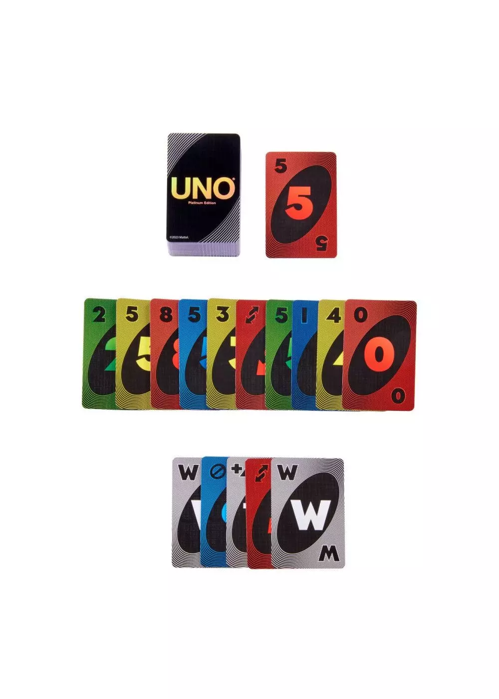 Juego De Cartas Uno Platinum Edicion Especial-2