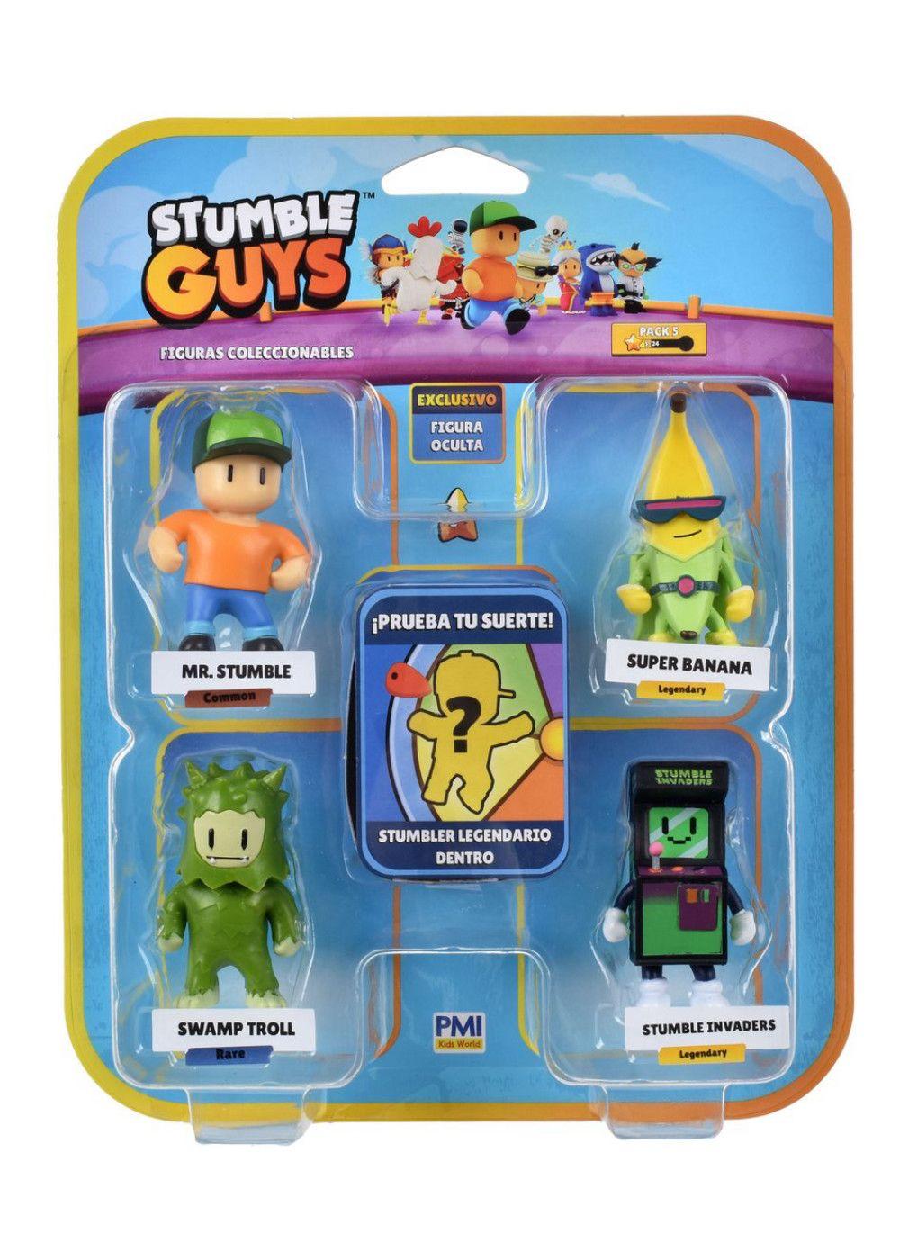 PACK 5 FIGURAS 5 CMS STUMBLE GUYS - SUPER BANANA-2