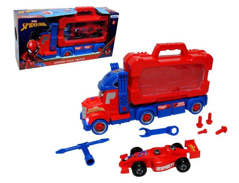 Camion Con F1 Desarmable Spiderman-0