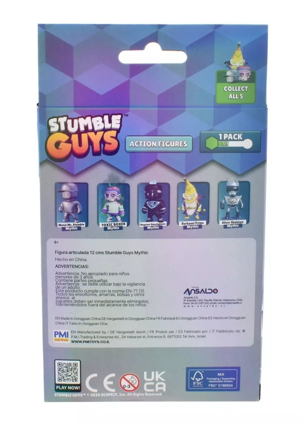 Figura 12 Cms Stumble Guys Mythic - Negaton Smashgloves-3