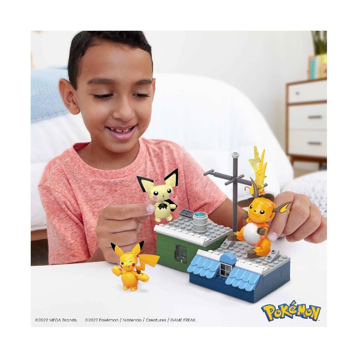 Mega Juguete De Construcción Set De Evoluciones De Pikachu-1