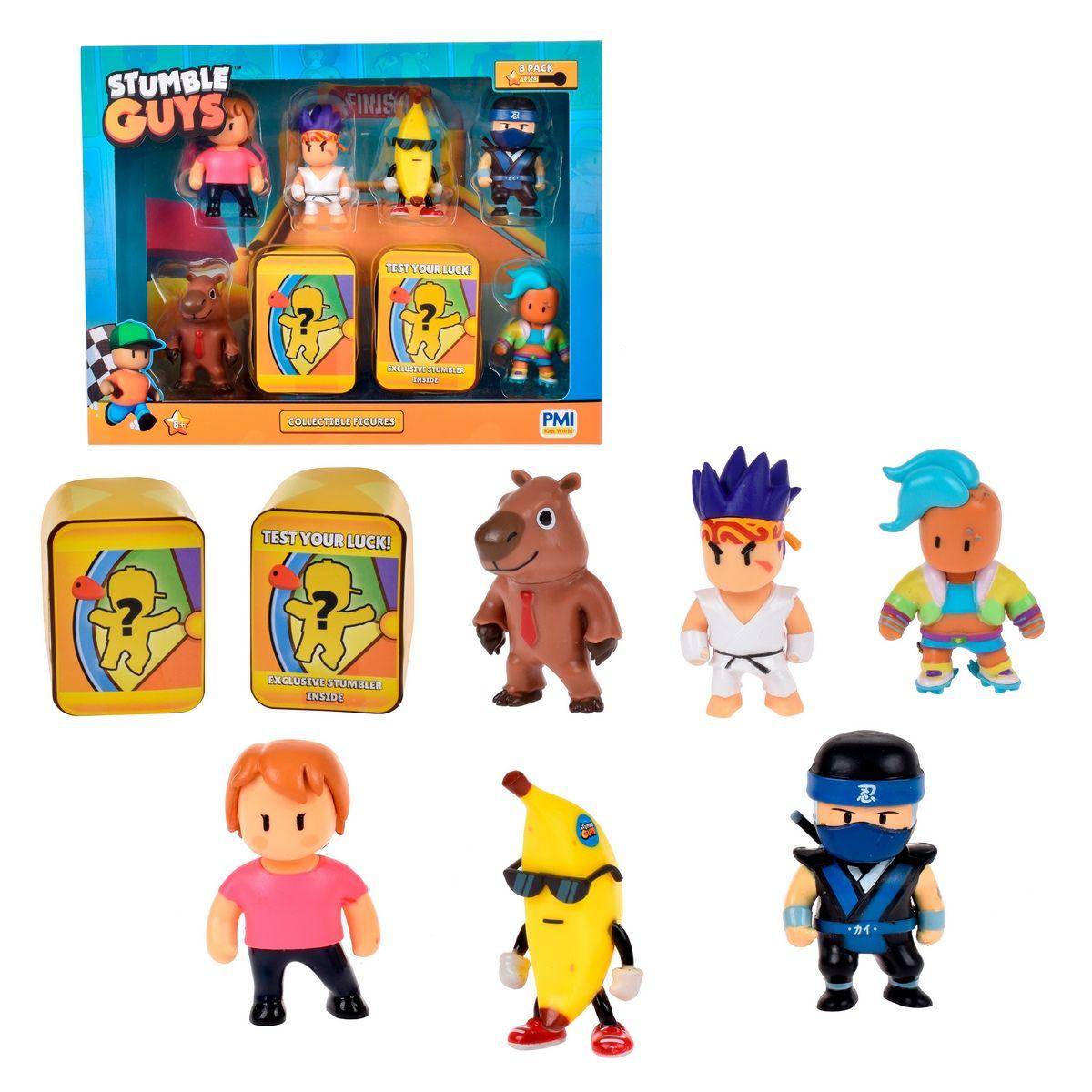 PACK 8 FIGURAS 5 CMS STUMBLE GUYS - BANANA GUY-0