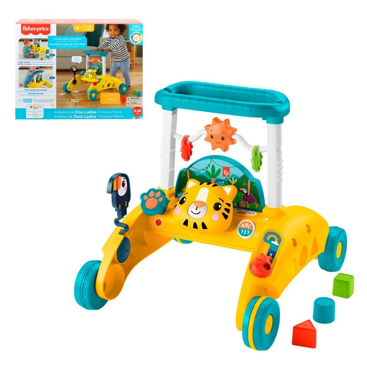 Fisher-Price Andadera Para Bebés De Dos Lados Primeros Pasos-0