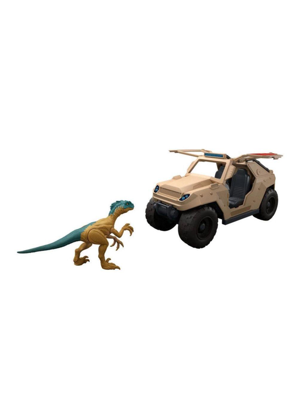 Juguete Jurassic World Vehiculo 4x4 Y Dinosaurio-3