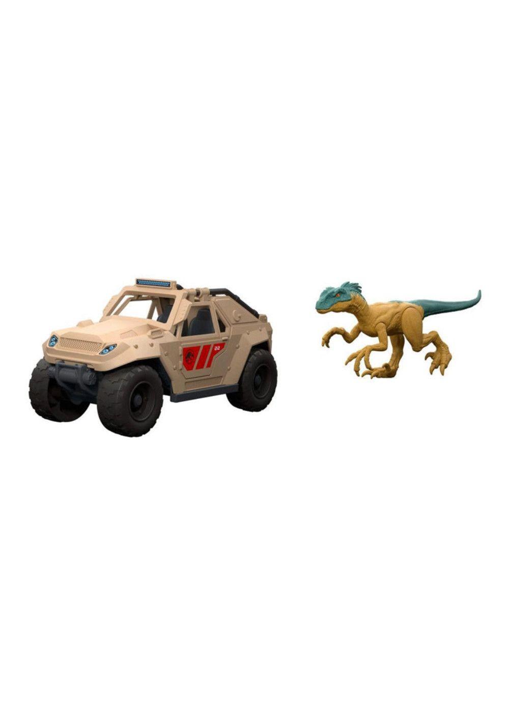 Juguete Jurassic World Vehiculo 4x4 Y Dinosaurio-6