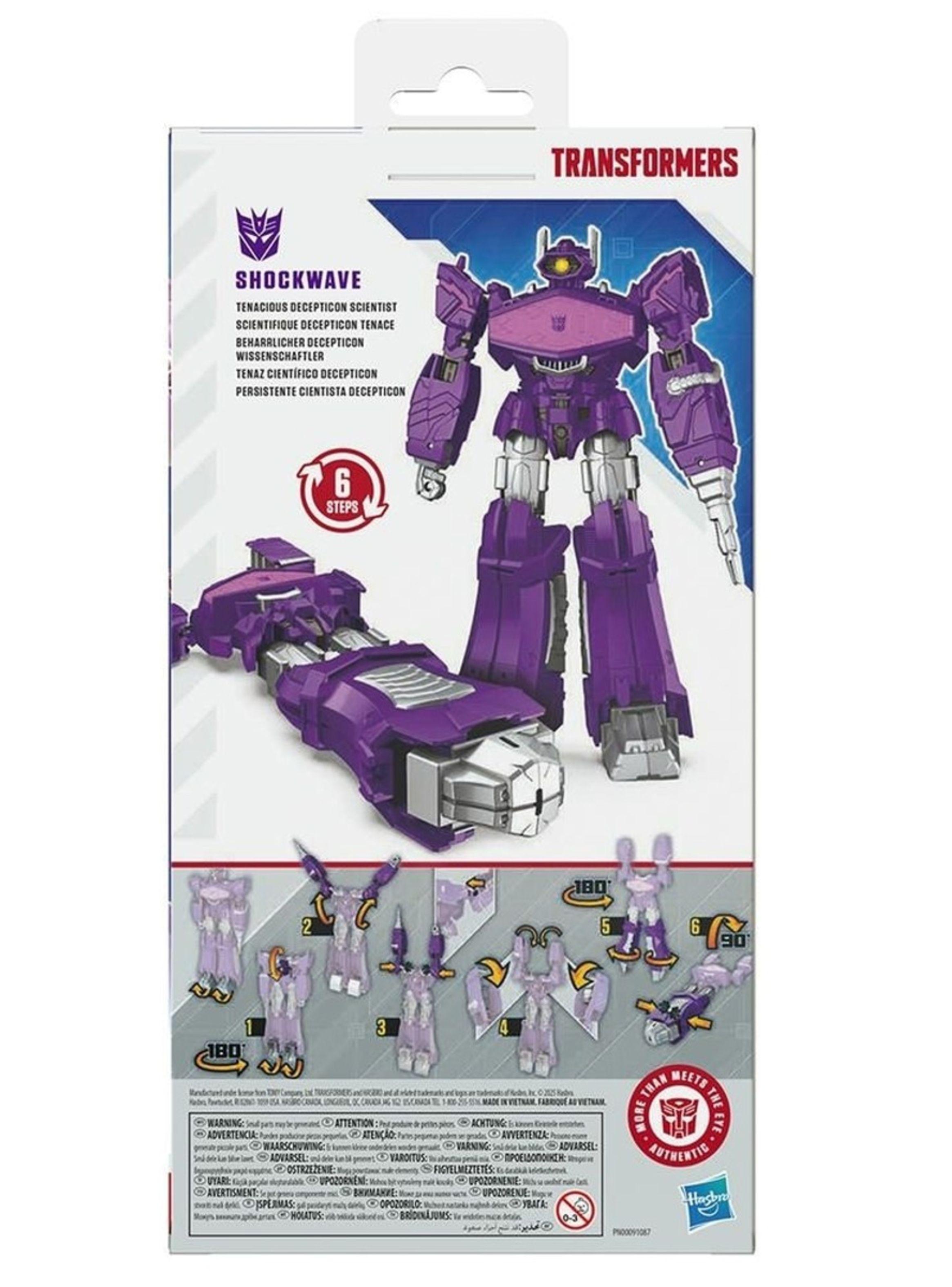 Transformers auténticos titan changer - shockwave-3