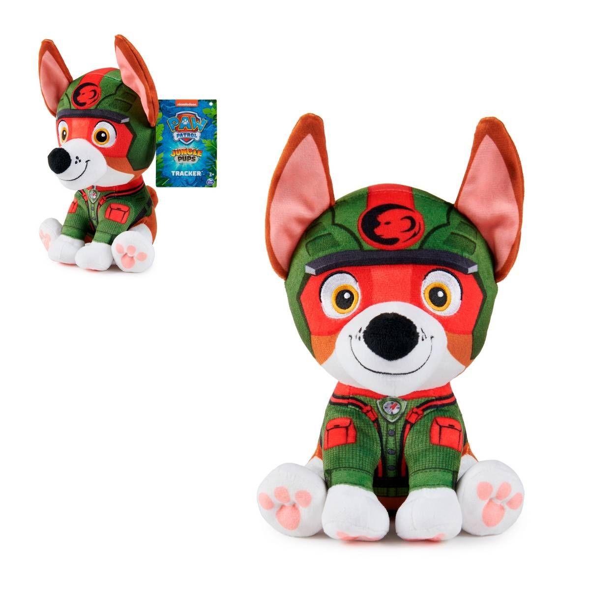 PAW PATROL JUNGLE PELUCHES - TRACKER-0