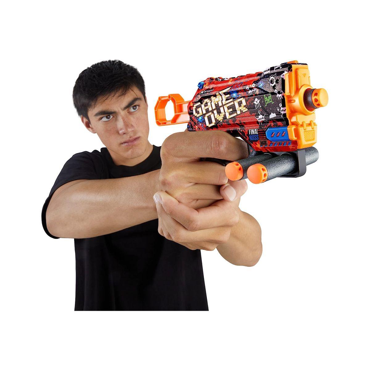 Lanza Dardos Menace Skins X-Shot - Game Over-1