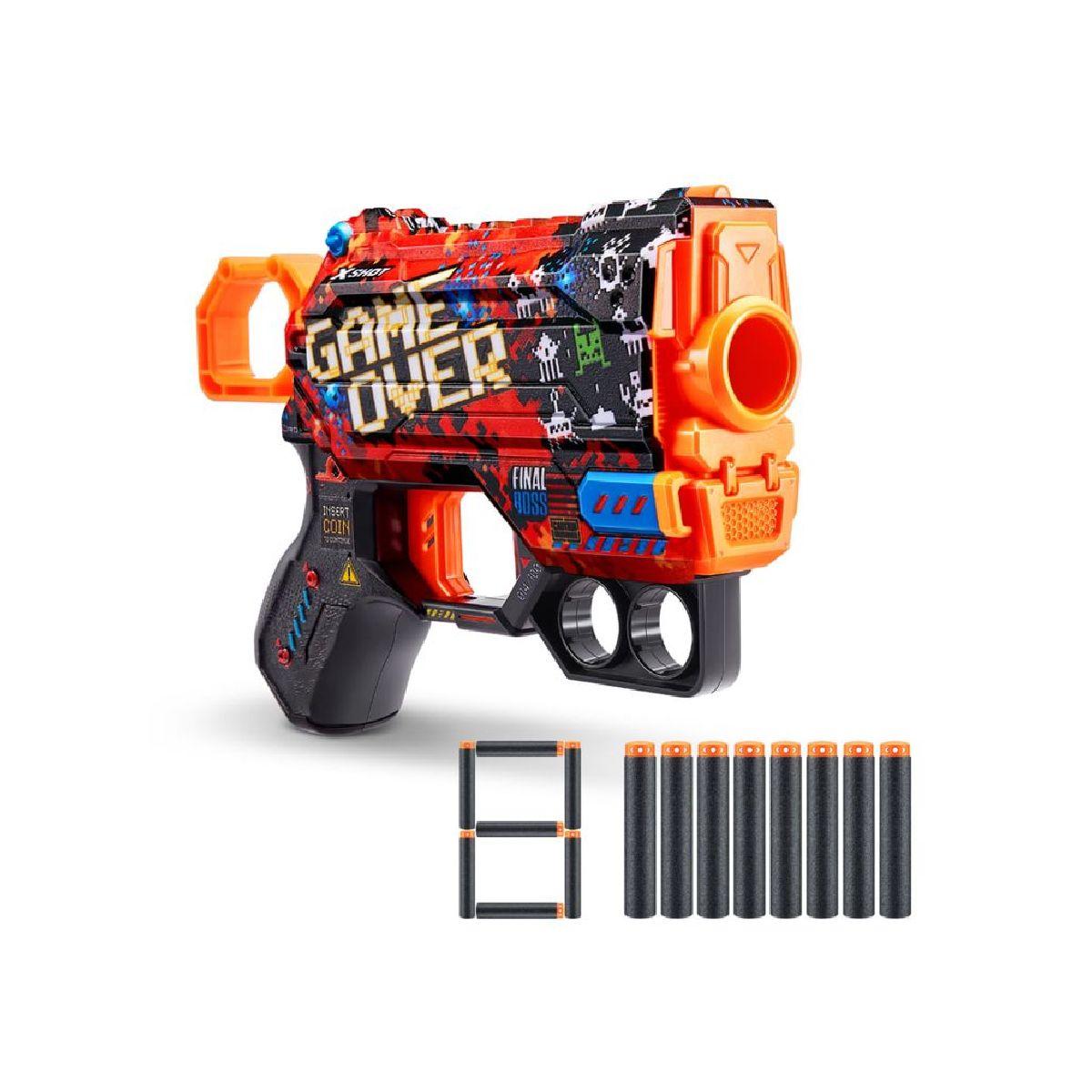 Lanza Dardos Menace Skins X-Shot - Game Over-5
