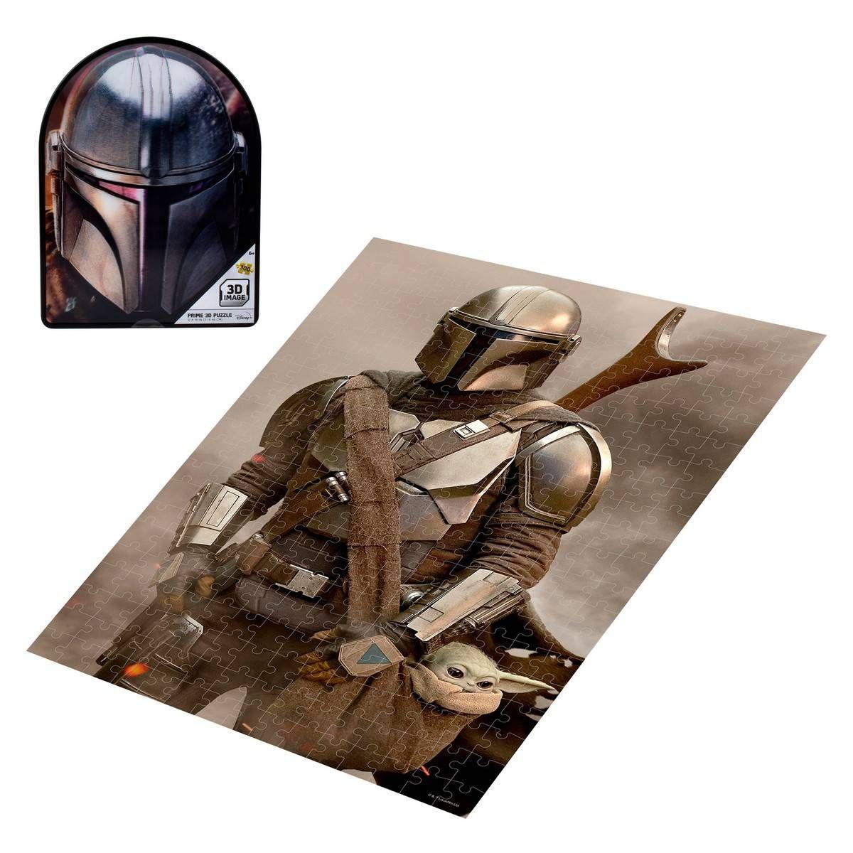 Puzzle 3d De 300 Piezas En Lata Con Forma - Mandalorian-0