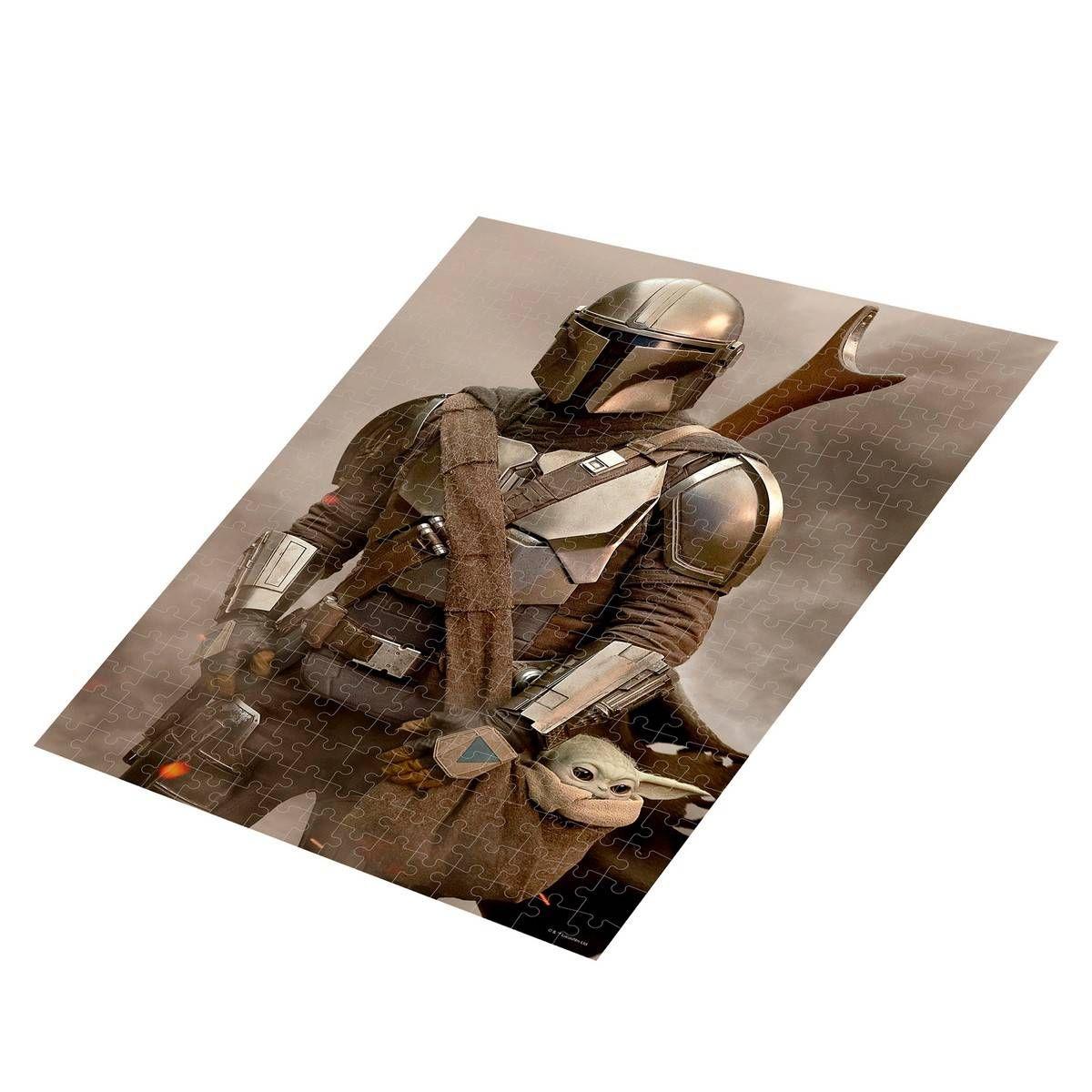 Puzzle 3d De 300 Piezas En Lata Con Forma - Mandalorian-1