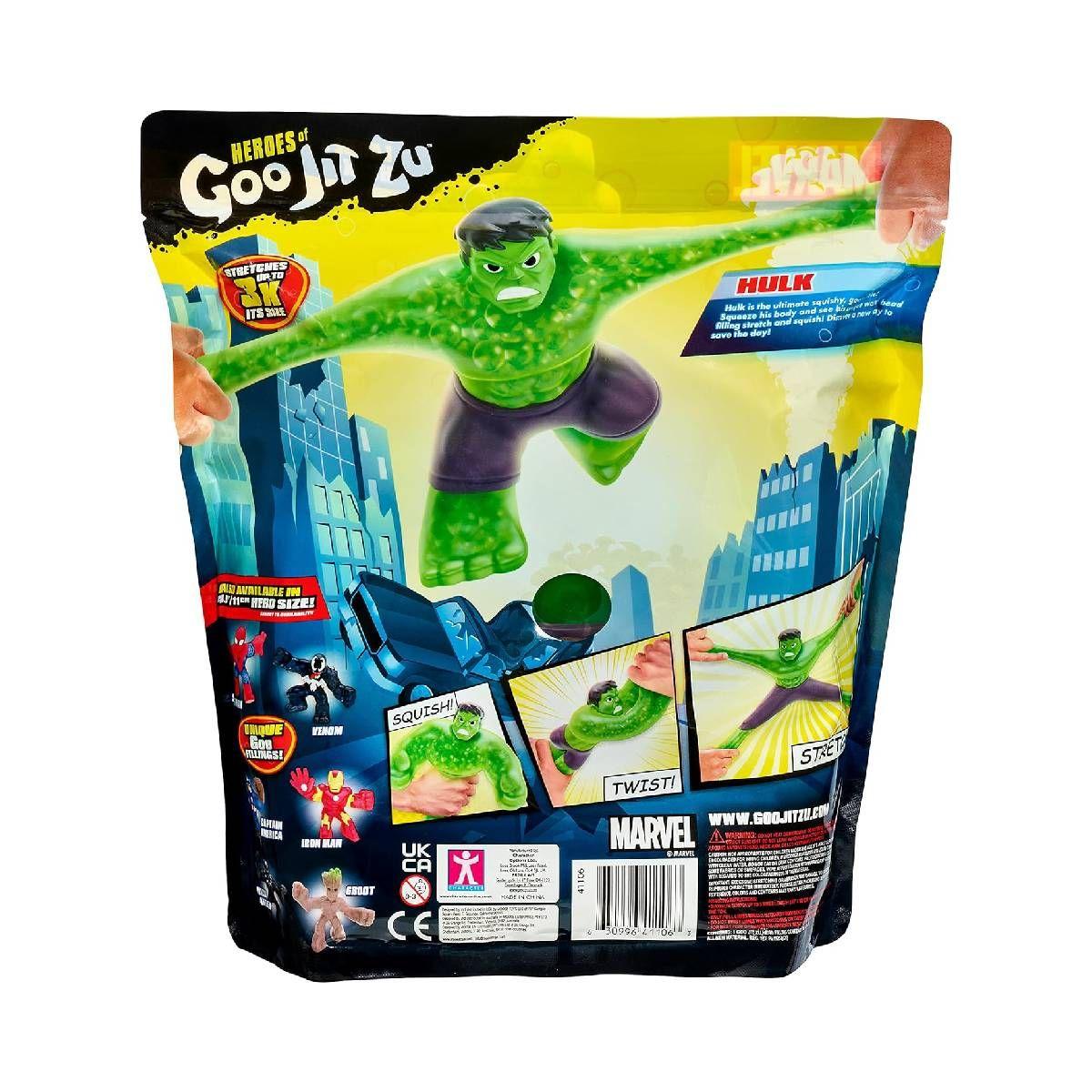 Goo Jit Zu Marvel -  Increible Hulk 20 Cms-7