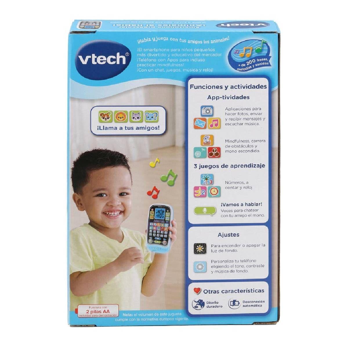 SMARTPHONE PREESCOLAR ANIMALES AL HABLA VTECH-5