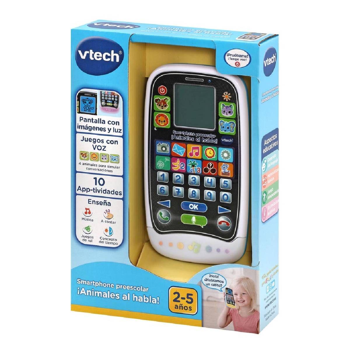 SMARTPHONE PREESCOLAR ANIMALES AL HABLA VTECH-6