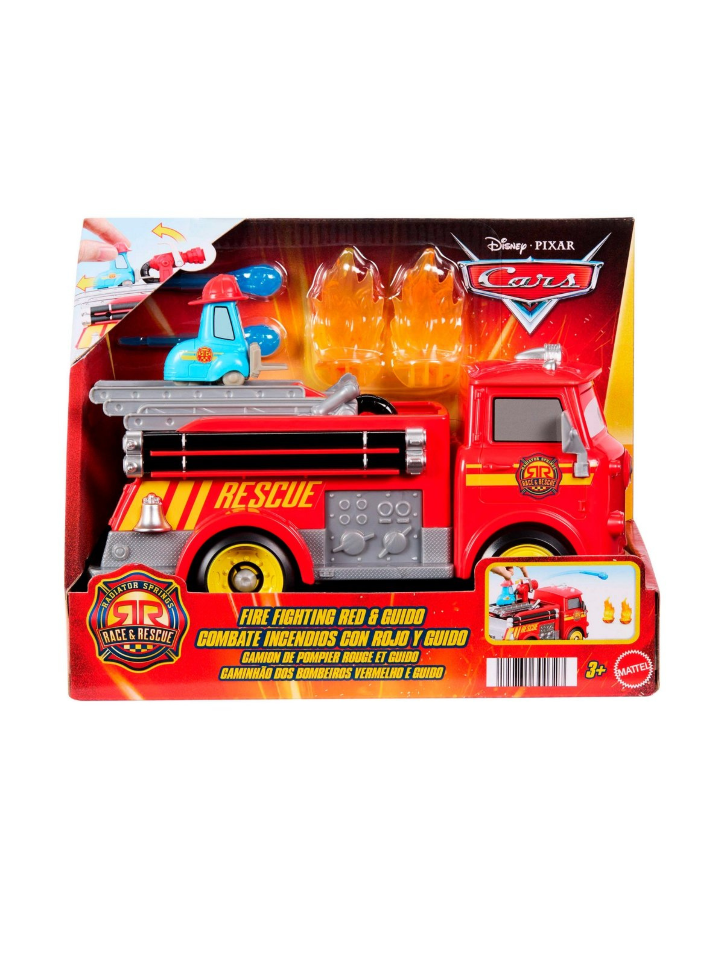 Cars De Disney Y Pixar Vehiculo De Juguete Rojo-3