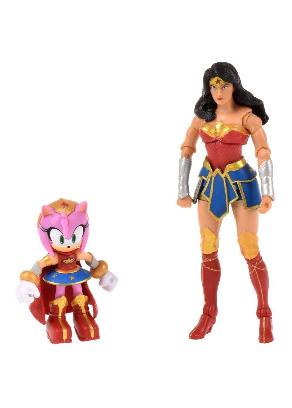 SET 2 FIGURAS DE 6 Y 13 CM SONIC DC COMICS - AMY WONDER WOMAN-3