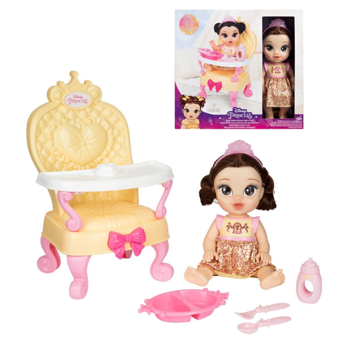 Muneca Disney Princesa Bebe Con Silla Y Accesorios - Bella-0