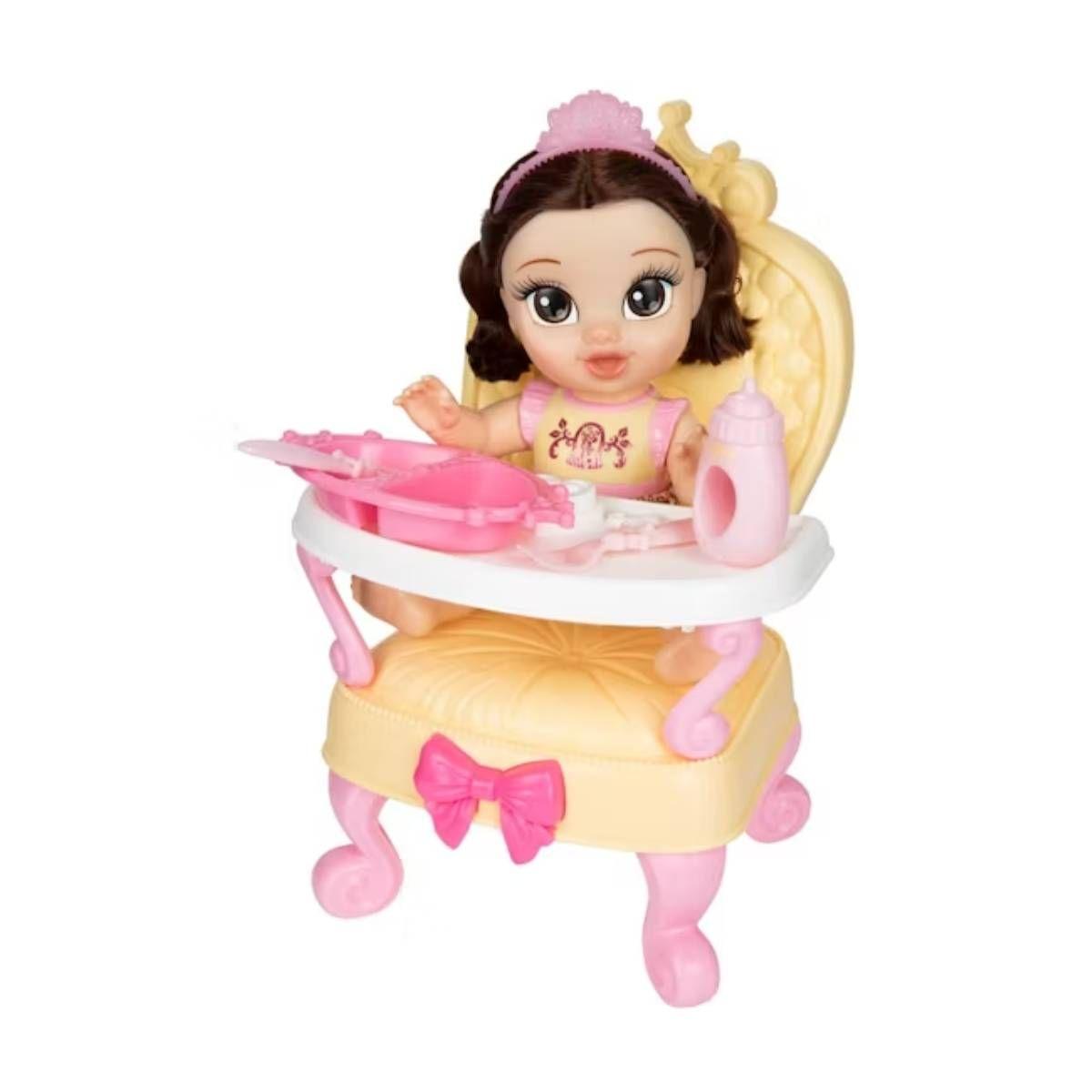 Muneca Disney Princesa Bebe Con Silla Y Accesorios - Bella-1