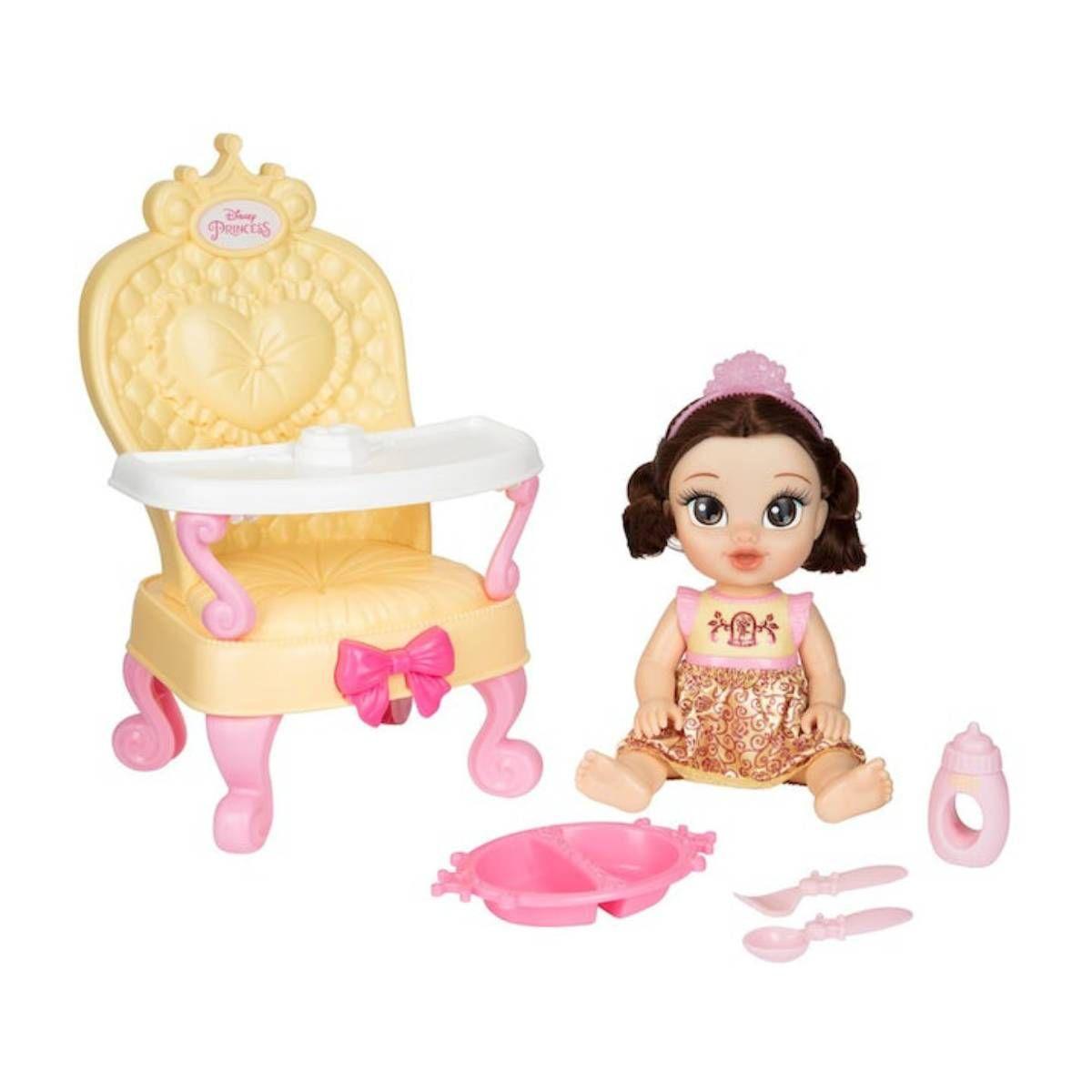Muneca Disney Princesa Bebe Con Silla Y Accesorios - Bella-2