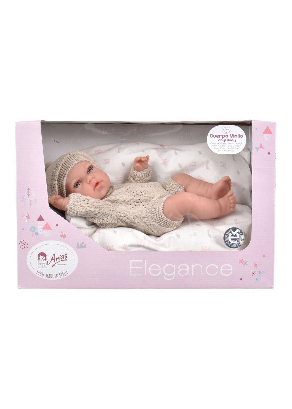 Muñeca Elegance Natal Beige Con Cojin 30 Cm Arias-1