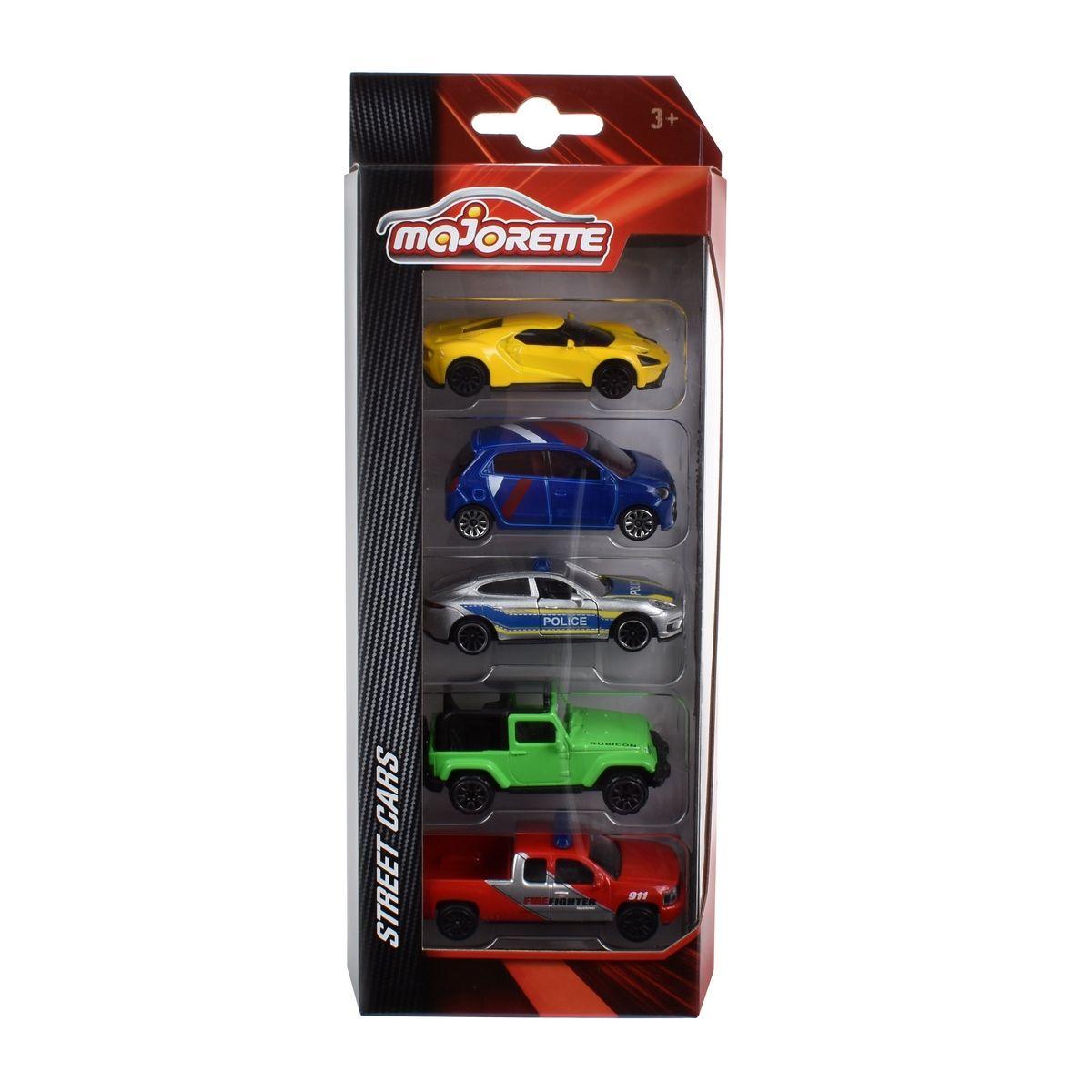 Vehículos Majorette set colección camioneta 911 5 unidades-2