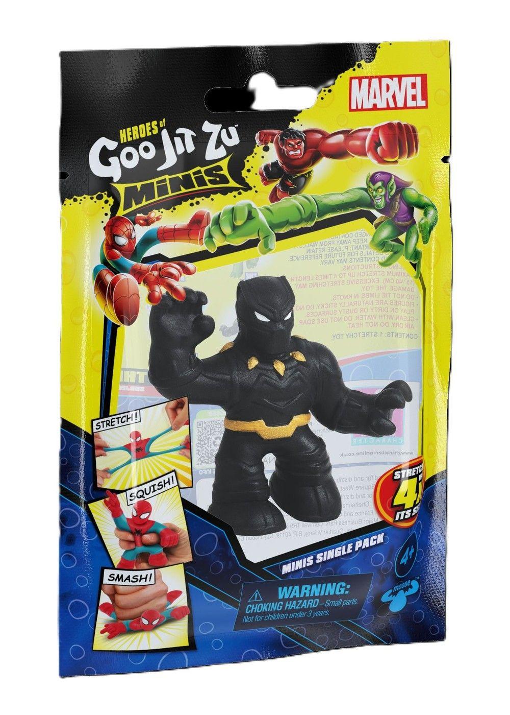 Heroe De Goo Jit Zu Marvel Minis Singles - Black Panther-3