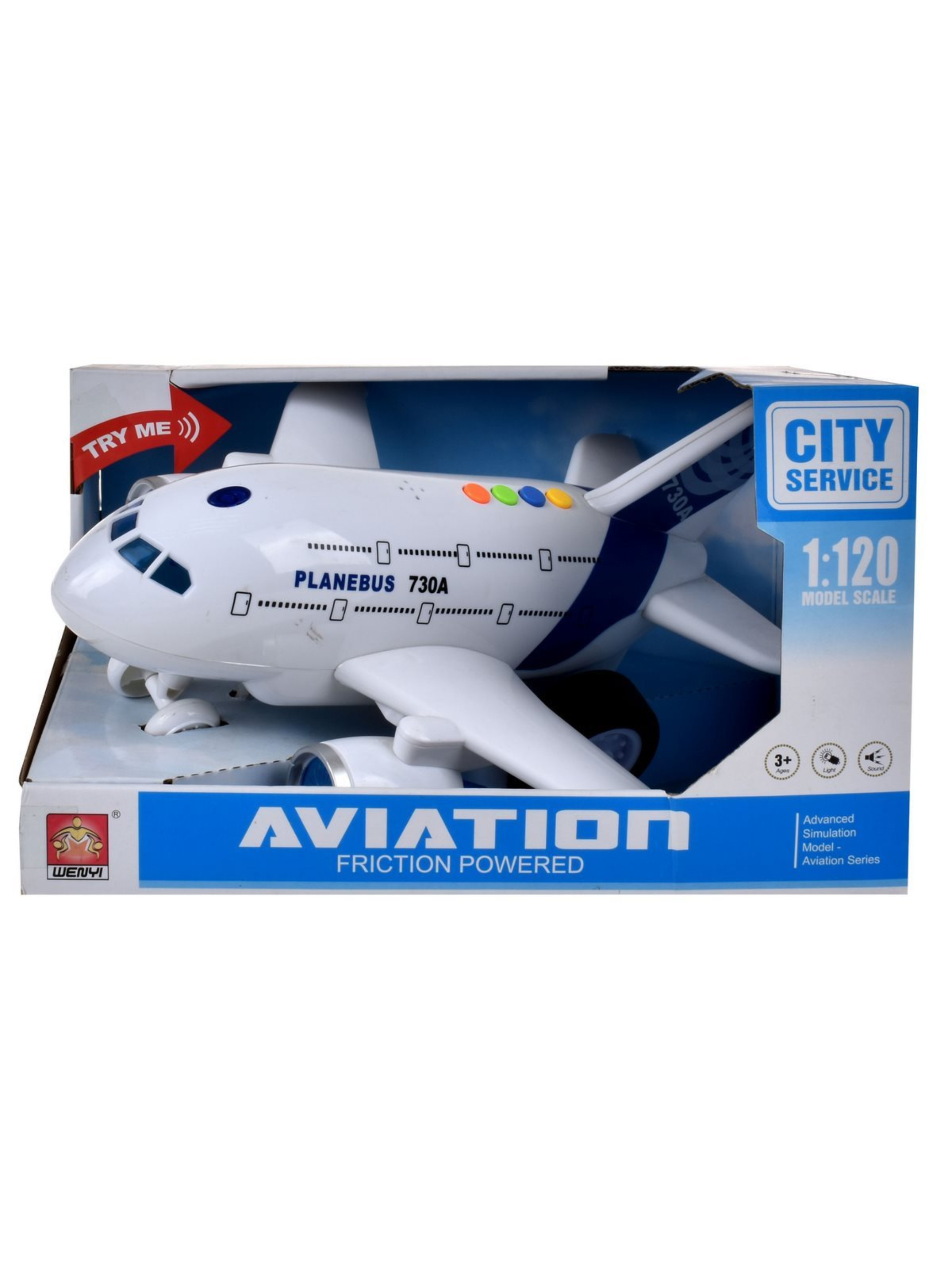 Avión Fricción Con Luces Y Sonidos-2