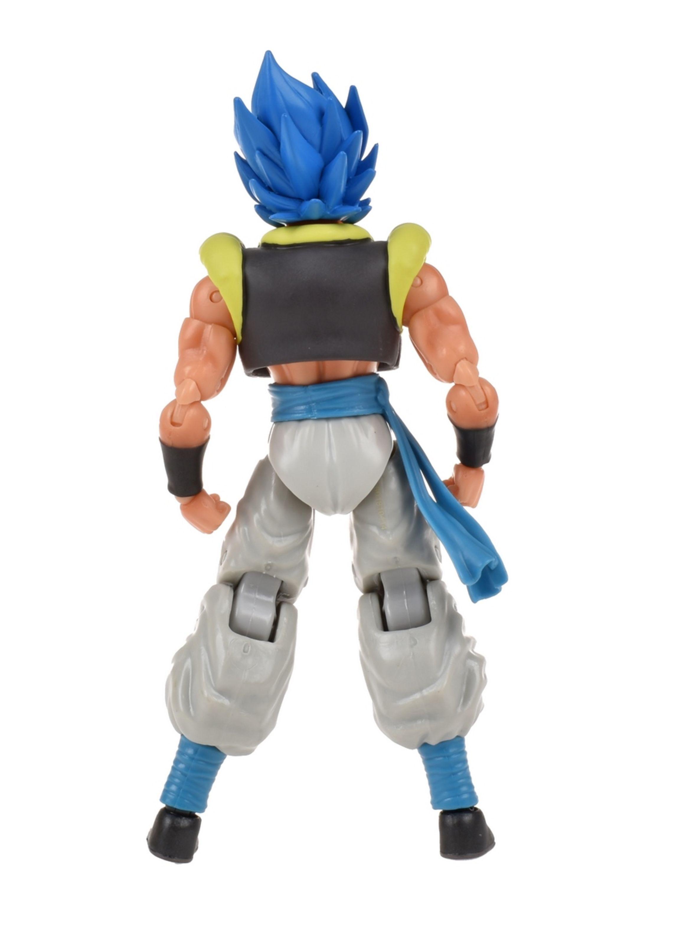Figura 17 cm dragon ball z bandai - super saiyan blue gogeta-4