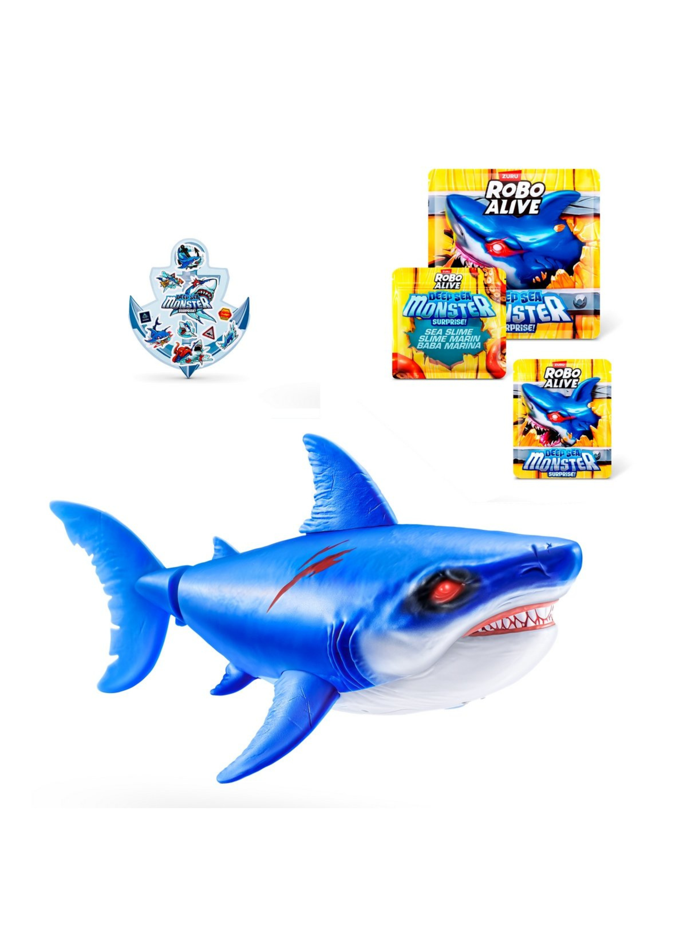 Monstruos Profundidades Marinas Robo Alive De Zuru - Tiburón-2