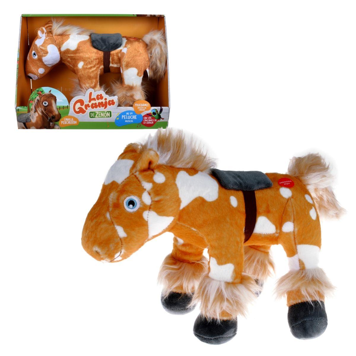 Peluche Caballo Musical 35 Cm. La Granja De Zenon-0