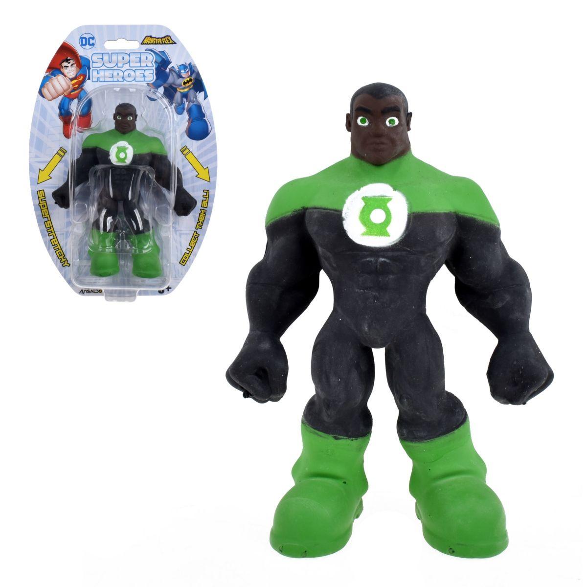 Linterna Verde Figura Strech Elastica Monster Flex De 14 Cms-0