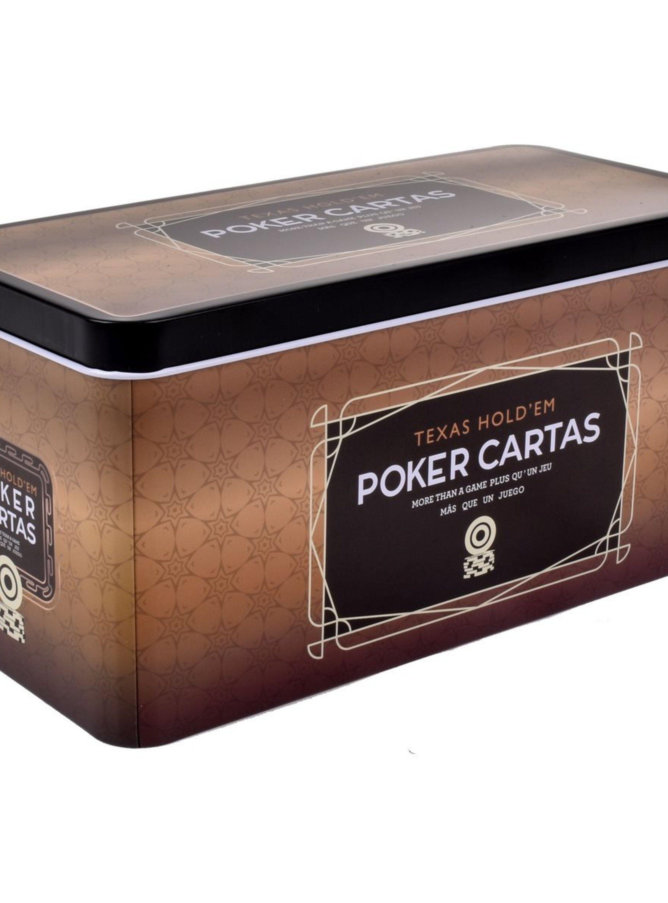Set De Poker Con 200 Fichas, 2 Barajas De Cartas Y Paño-1