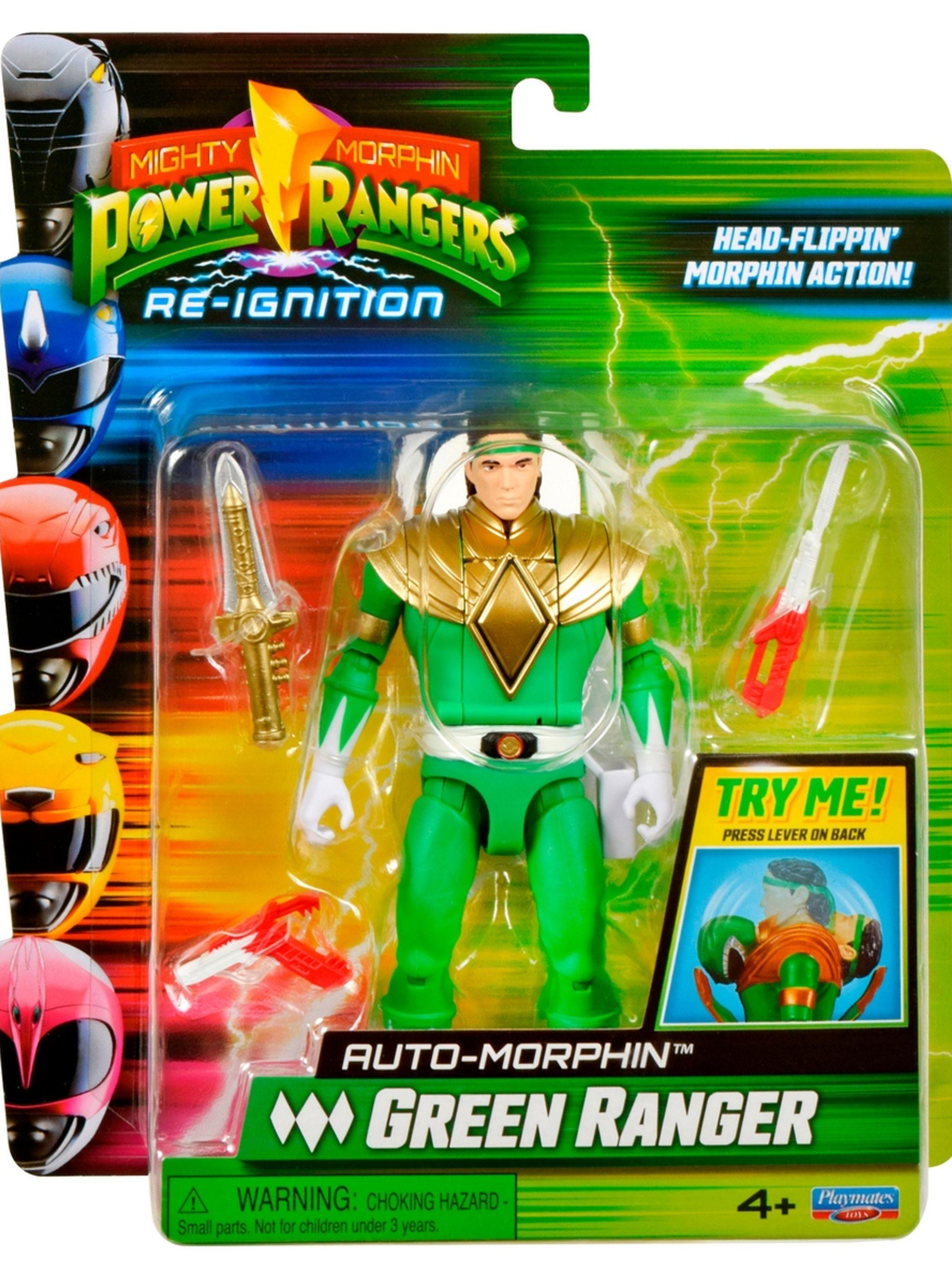 Power Rangers Figura Gira Cabeza - Green Ranger-2