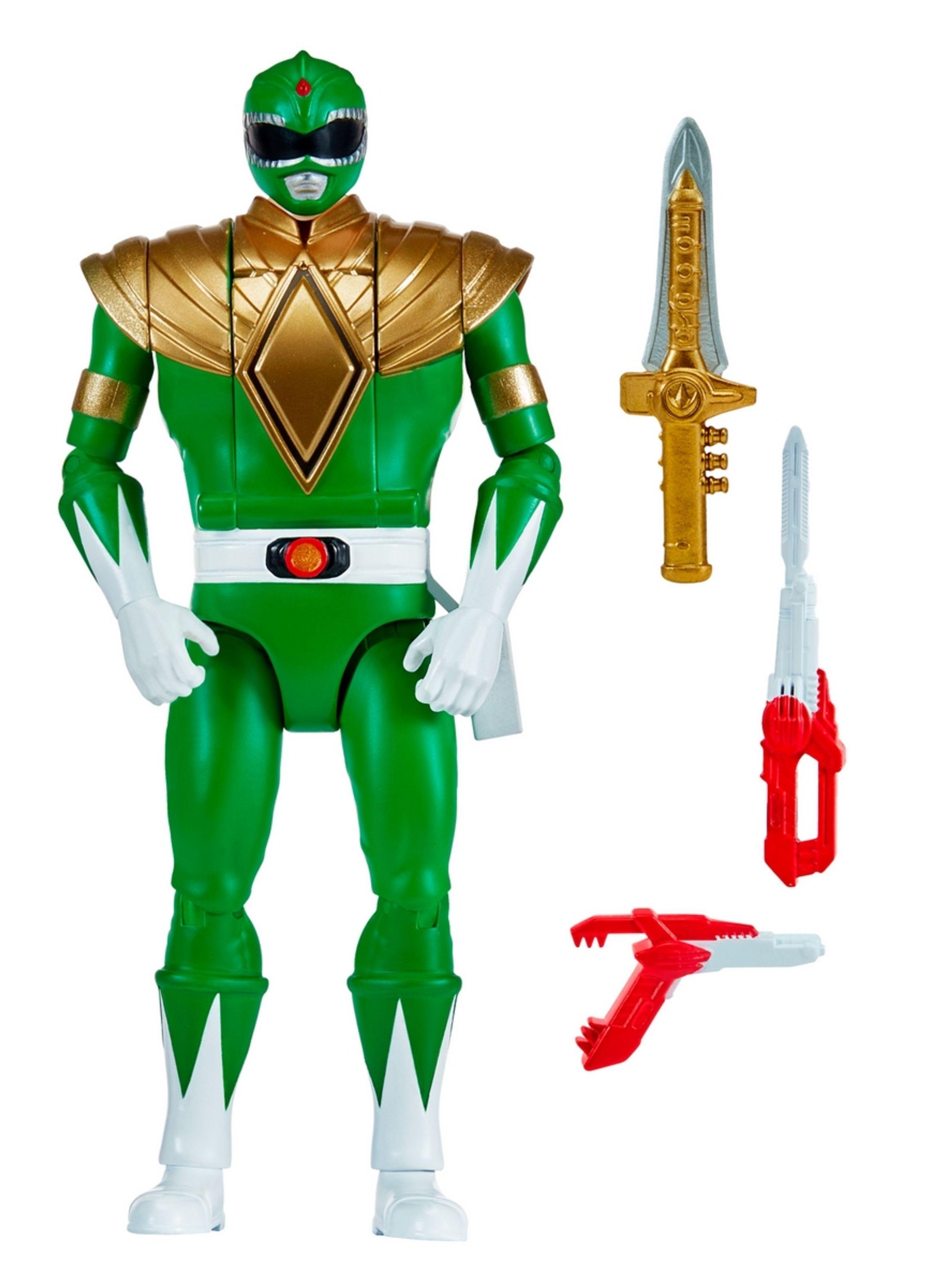 Power Rangers Figura Gira Cabeza - Green Ranger-3