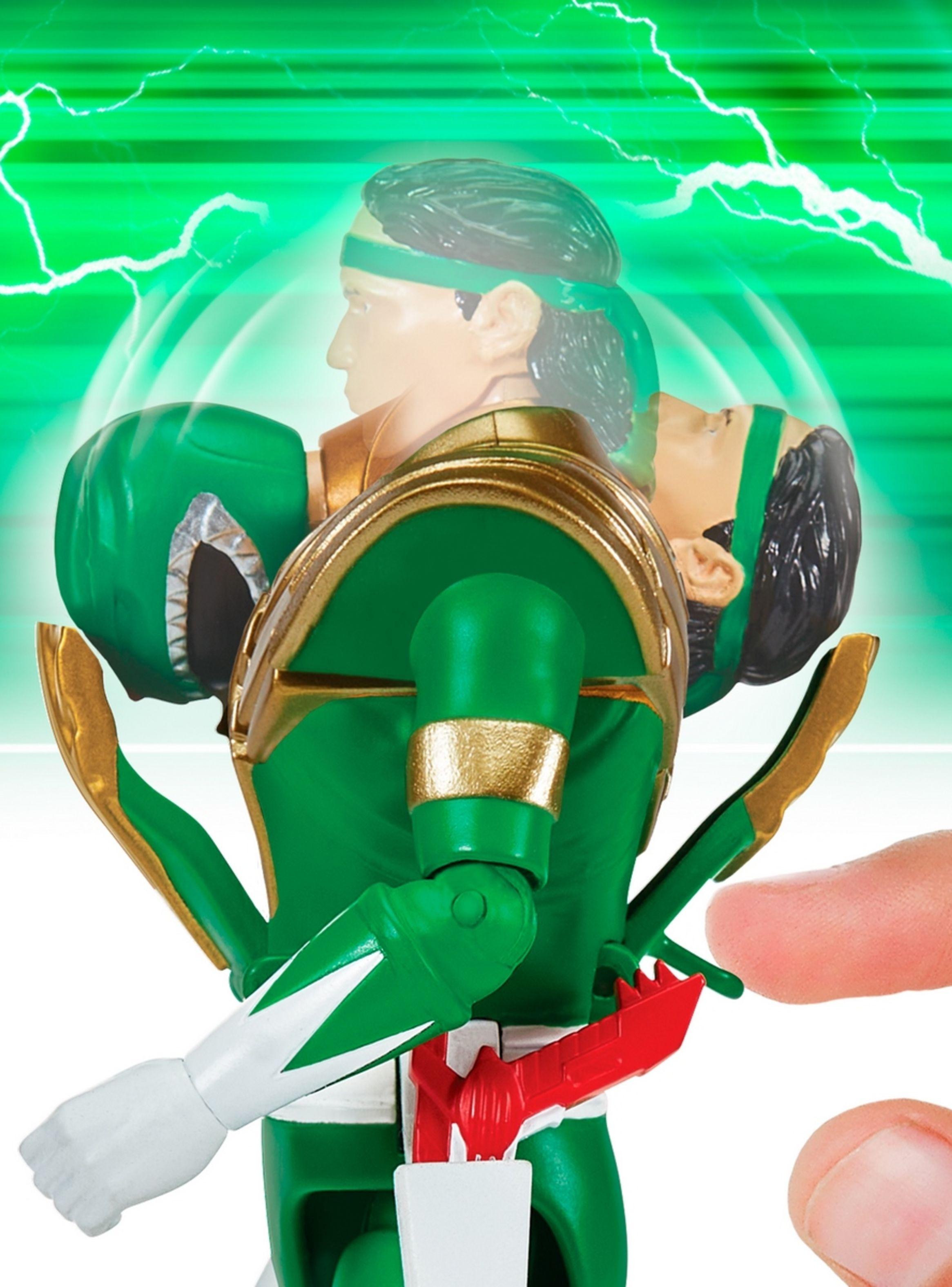 Power Rangers Figura Gira Cabeza - Green Ranger-4