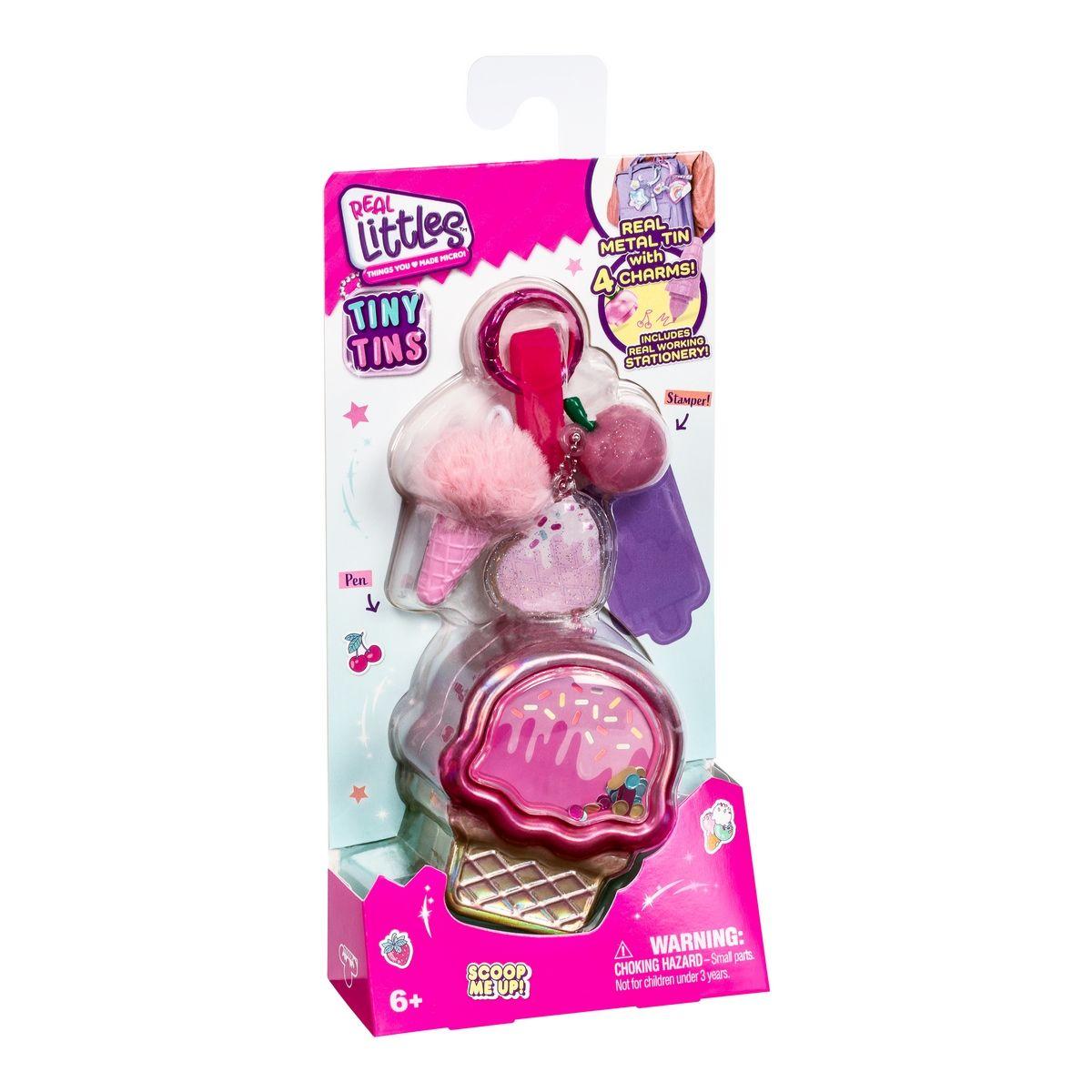 Llavero metálico Real Littles colección helado con sorpresas-2