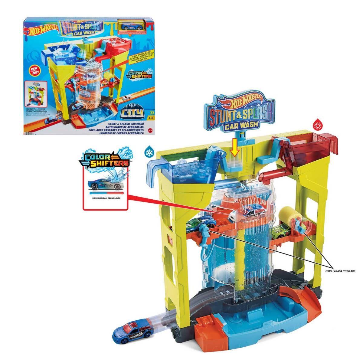 Autolavado De Acrobacias Hot Wheels Mattel-0
