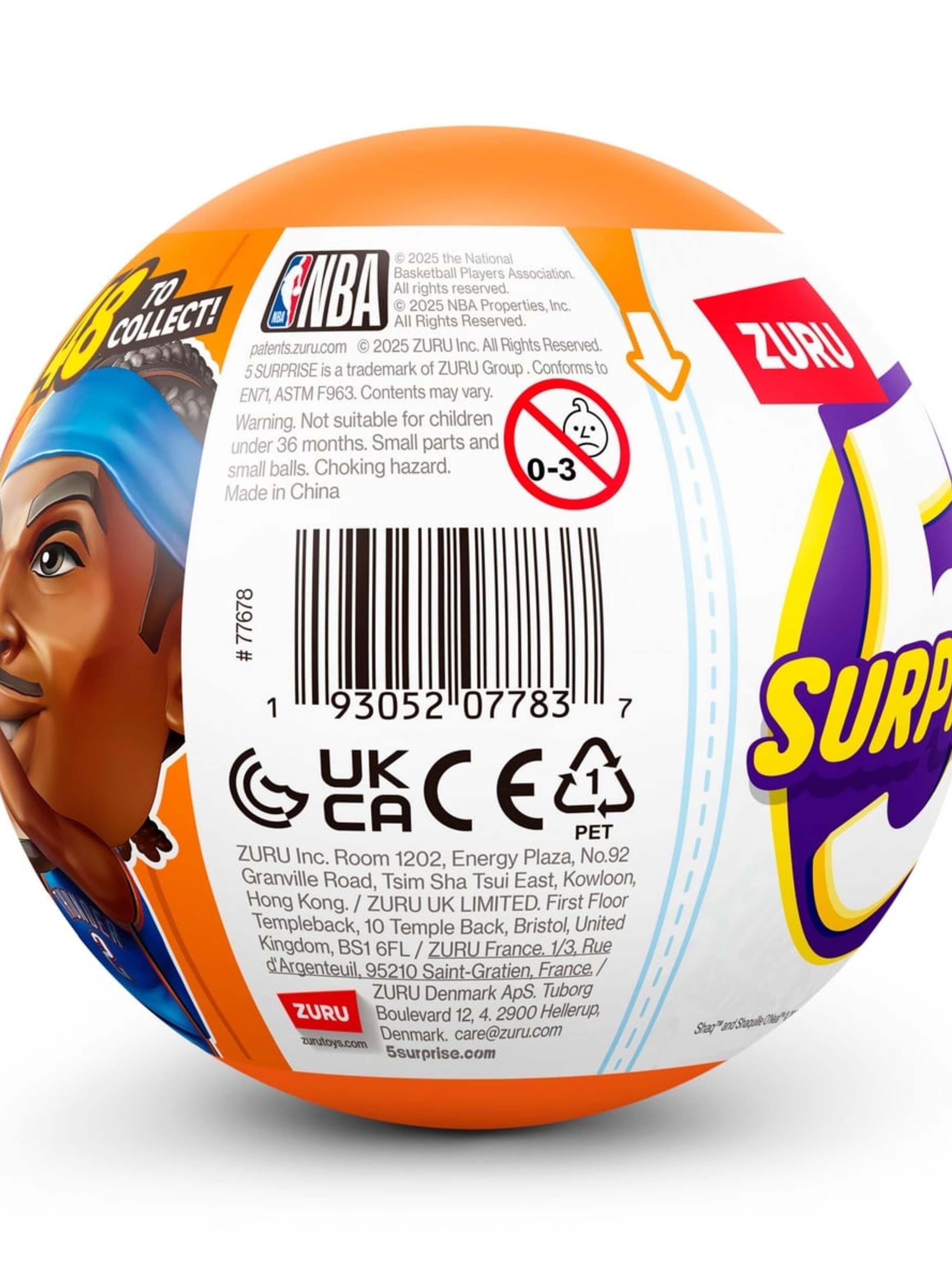 Bola 5 Sorpresas Serie 2Nba Ballers-2