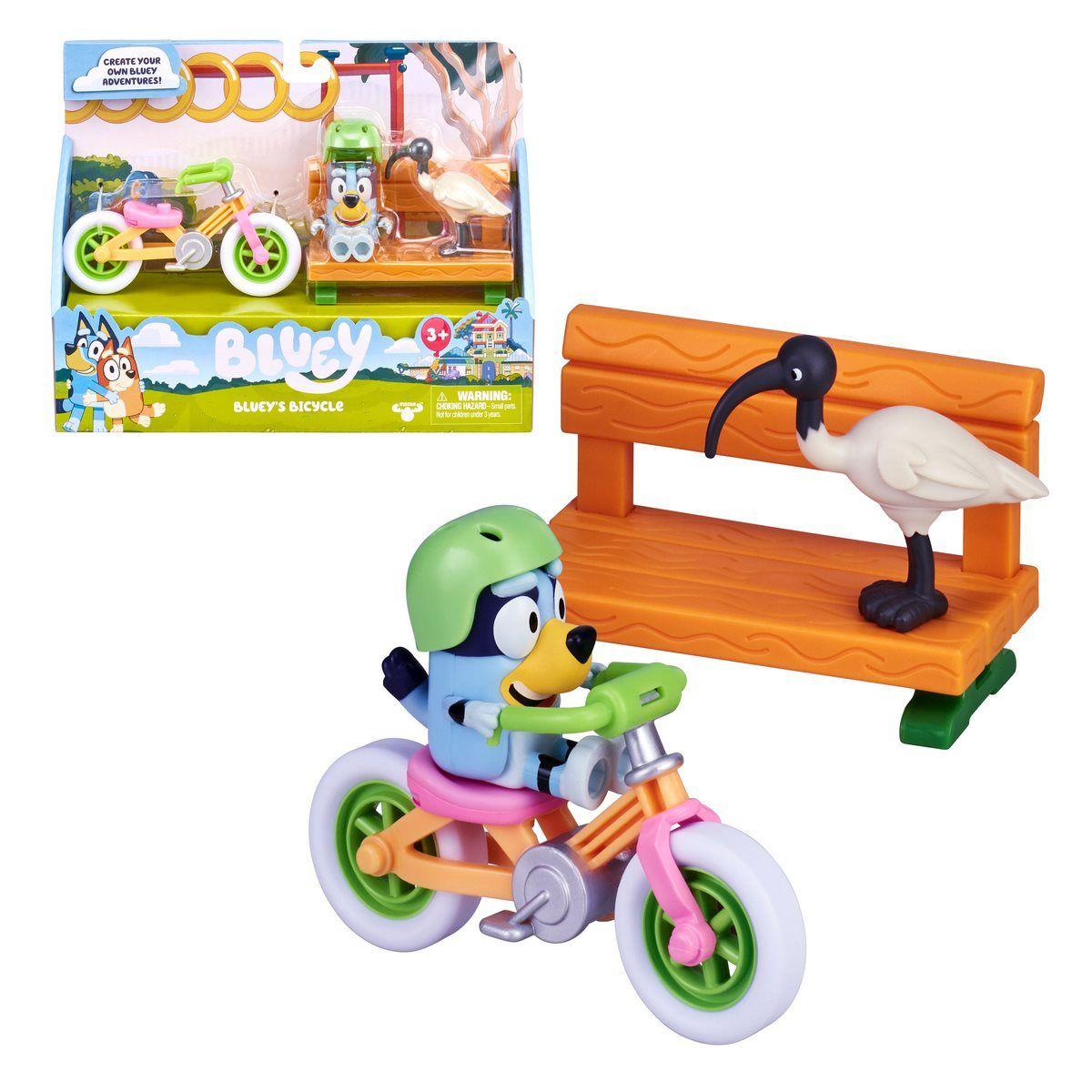 BLUEY VEHICULO Y FIGURA - BLUEY S BIKE-0
