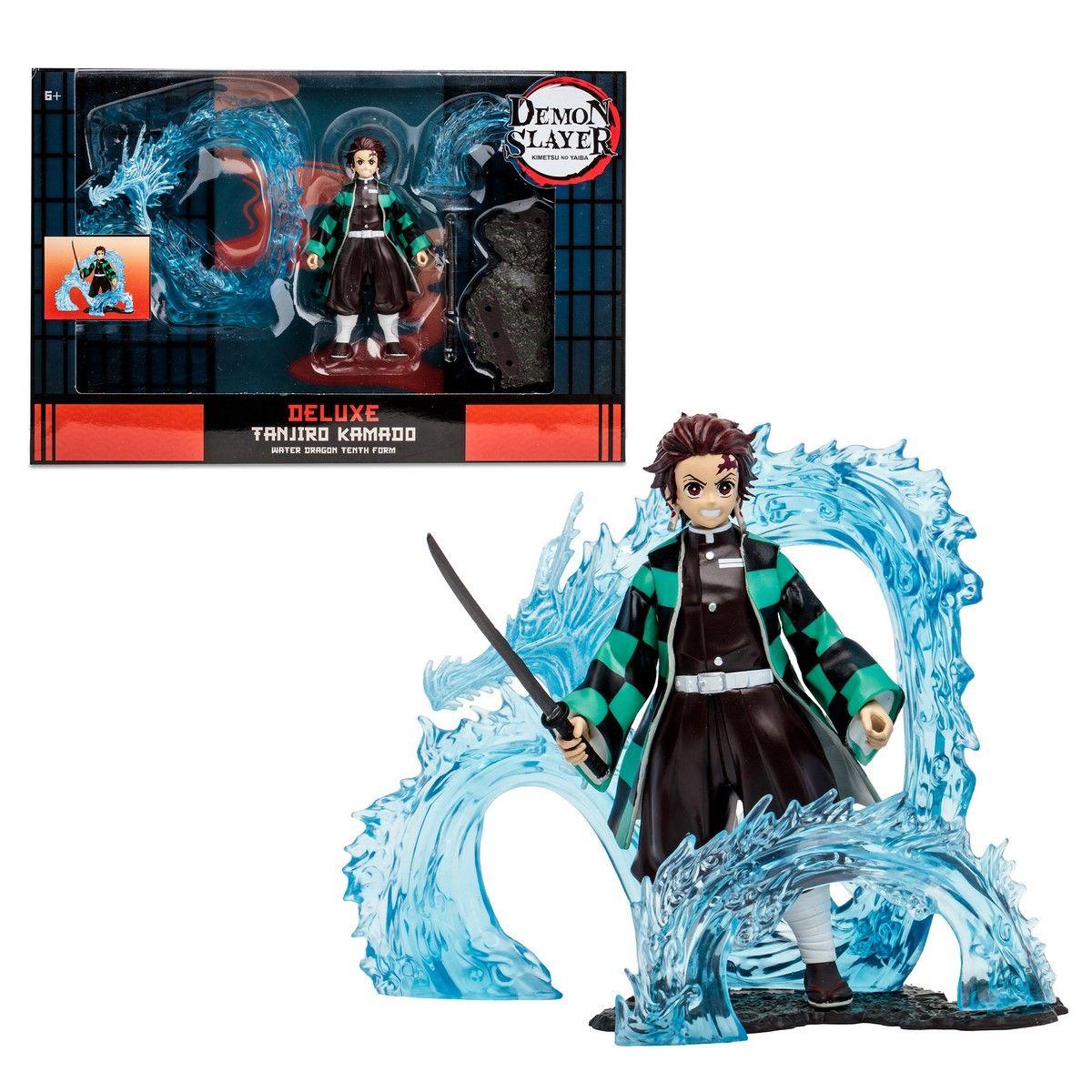 Figura De Lujo Tanjiro Con Dragon De Agua Demon Slayer 13 Cms De Mc Farlane-0