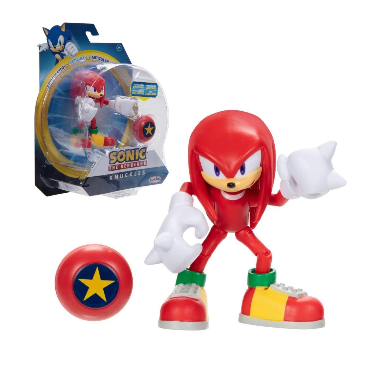 Figura Sonic 10 Cm. Con Accesorio - Modern Knuckles With Lig-0