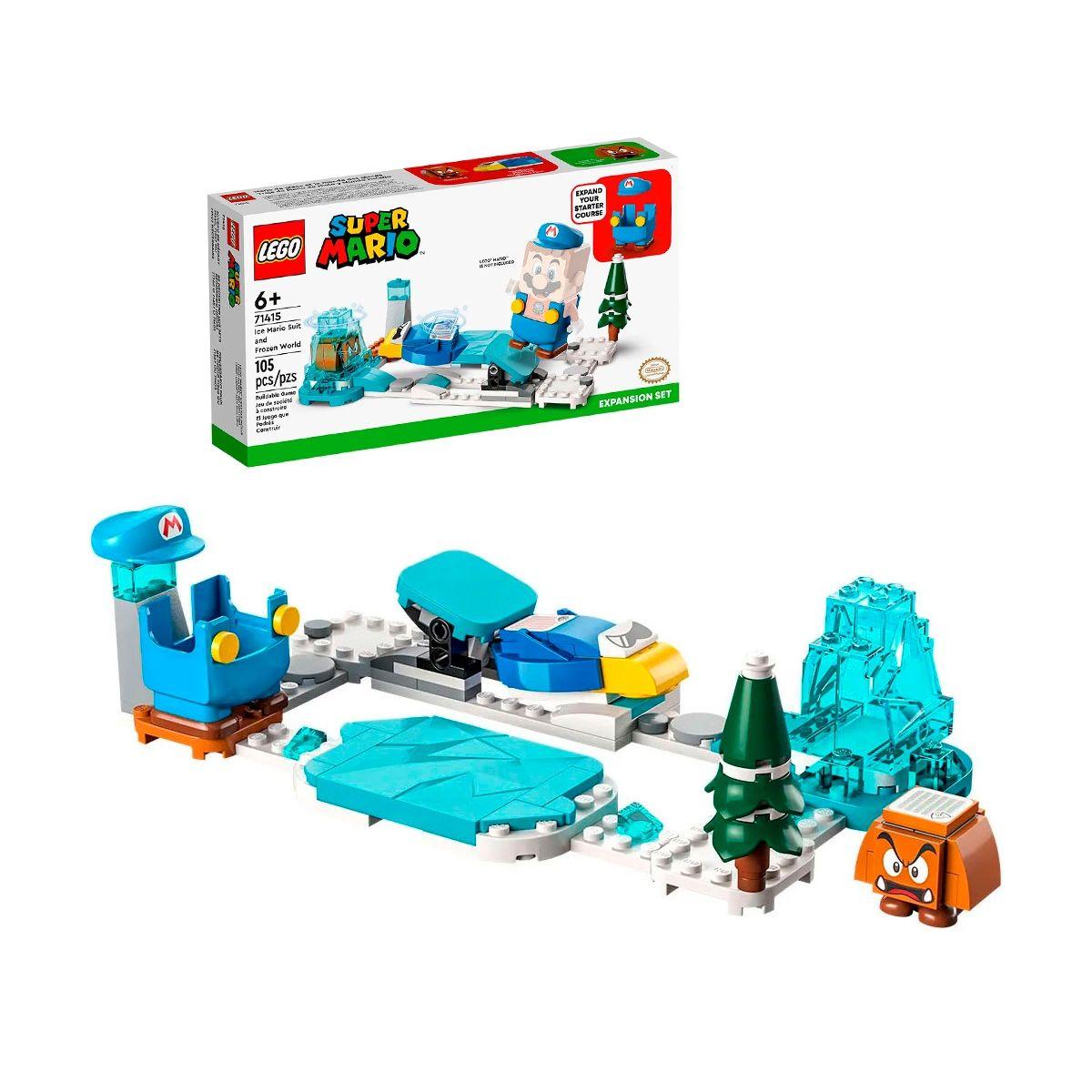 Set De Expansi√Ìn Traje De Mario De Hielo Y Mundo Helado Lego Super Mario-0