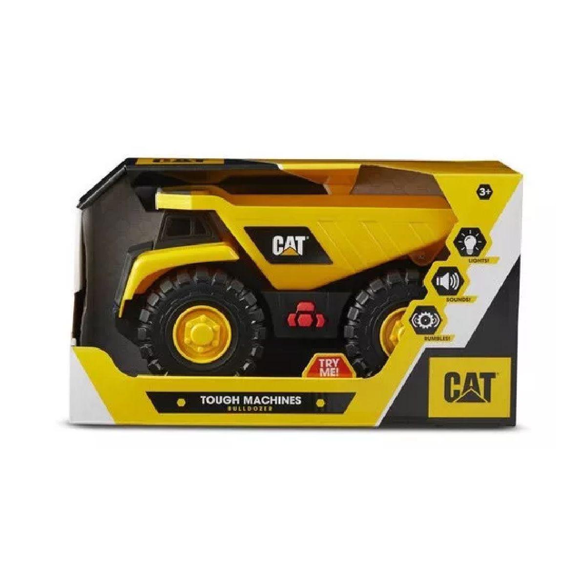 Cat Maquinaria De Construccion Con Luz Y Sonido - Camión-7