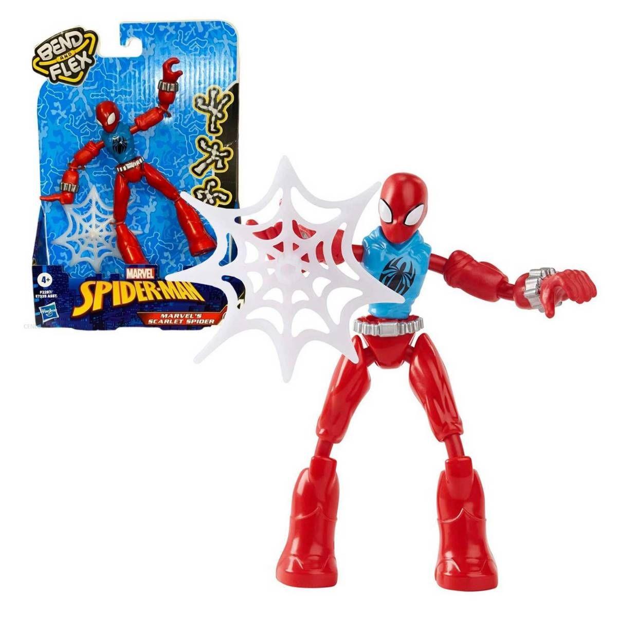 Avengers Spiderman Doblar Y Flexionar - Mavels Scarlet Spide-0