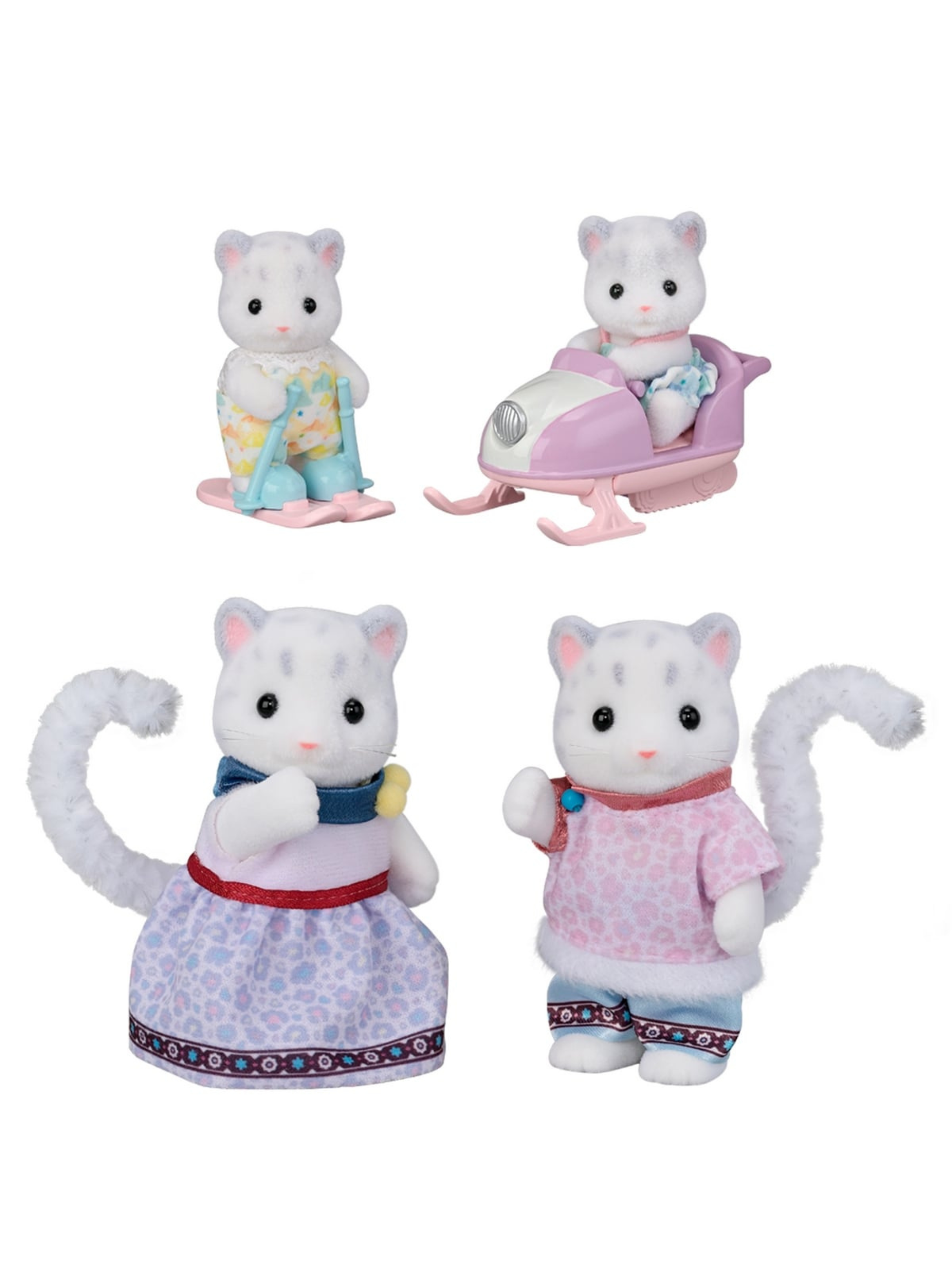 FAMILIA LEOPARDO DE LAS NIEVES SYLVANIAN FAMILIES-0