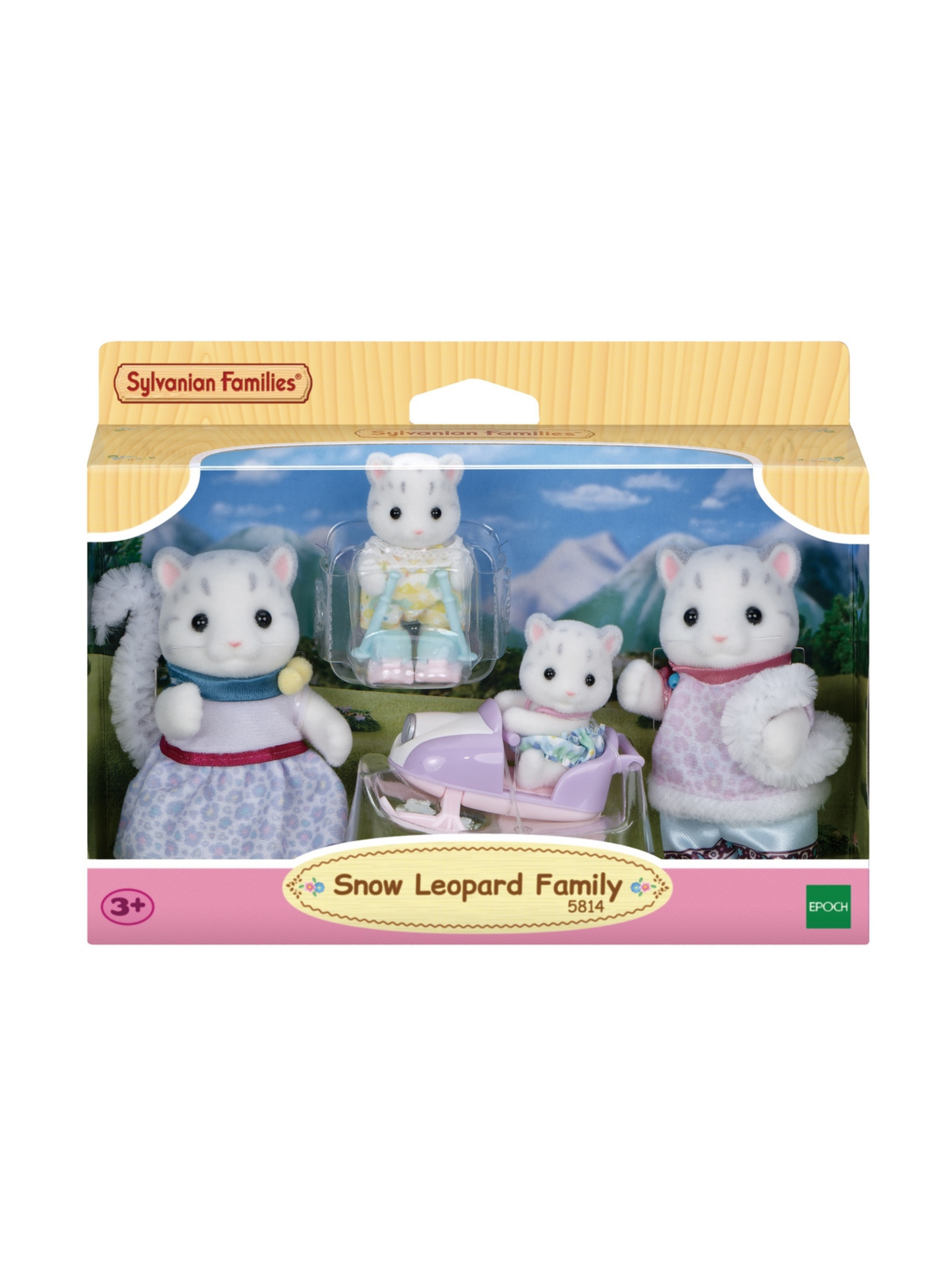 FAMILIA LEOPARDO DE LAS NIEVES SYLVANIAN FAMILIES-1