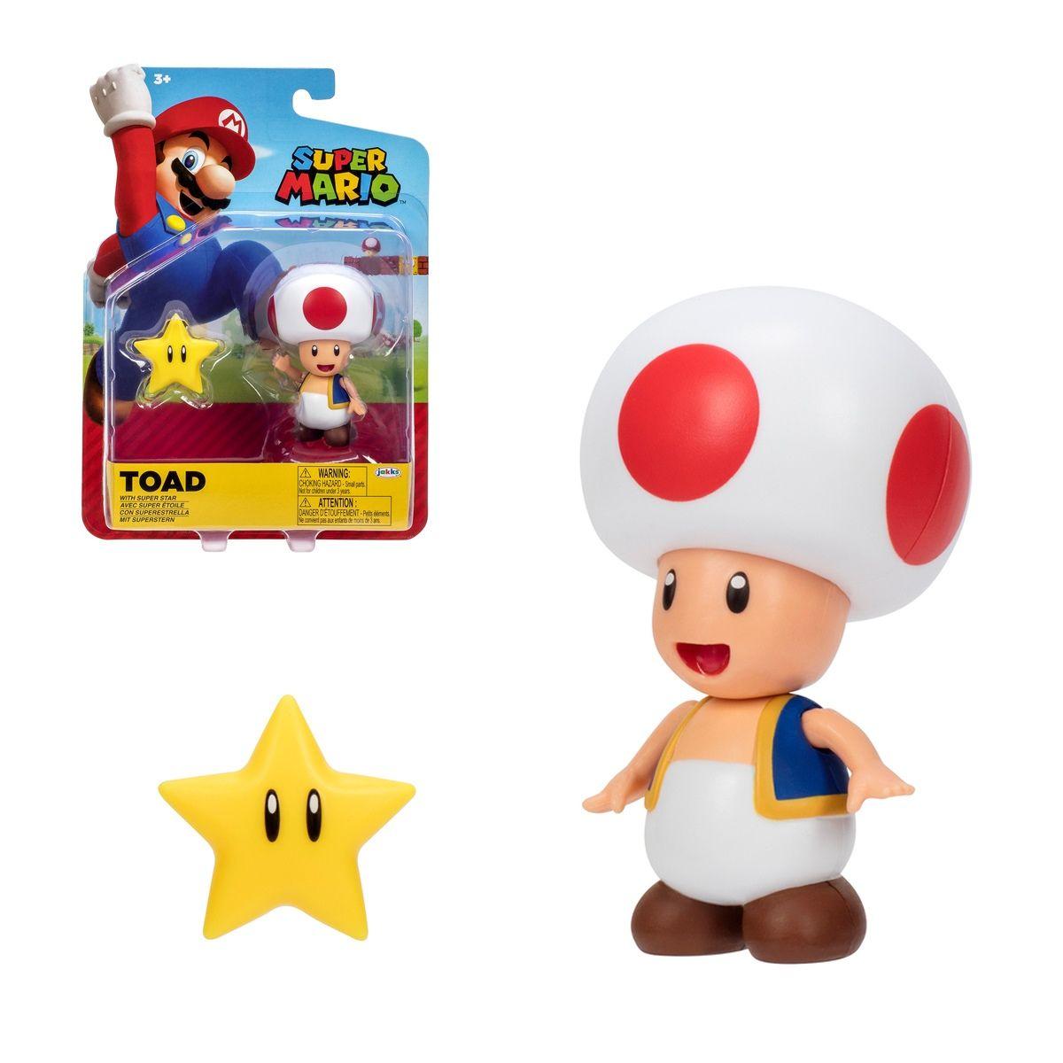 Super Mario Figura 10 Cm Nintendo - Toad-0