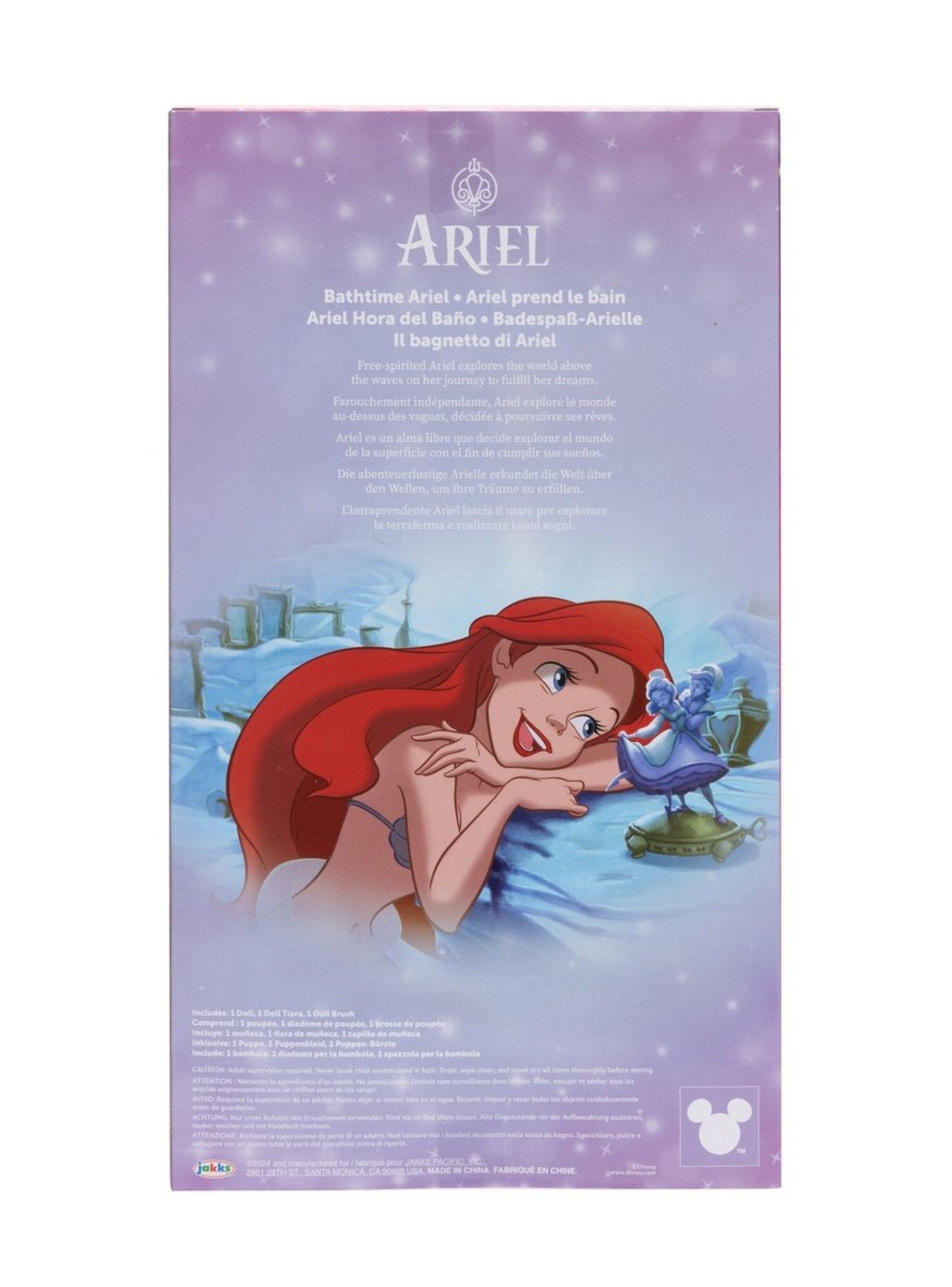 Muñeca Ariel Hora del Baño Disney 37 cm-3