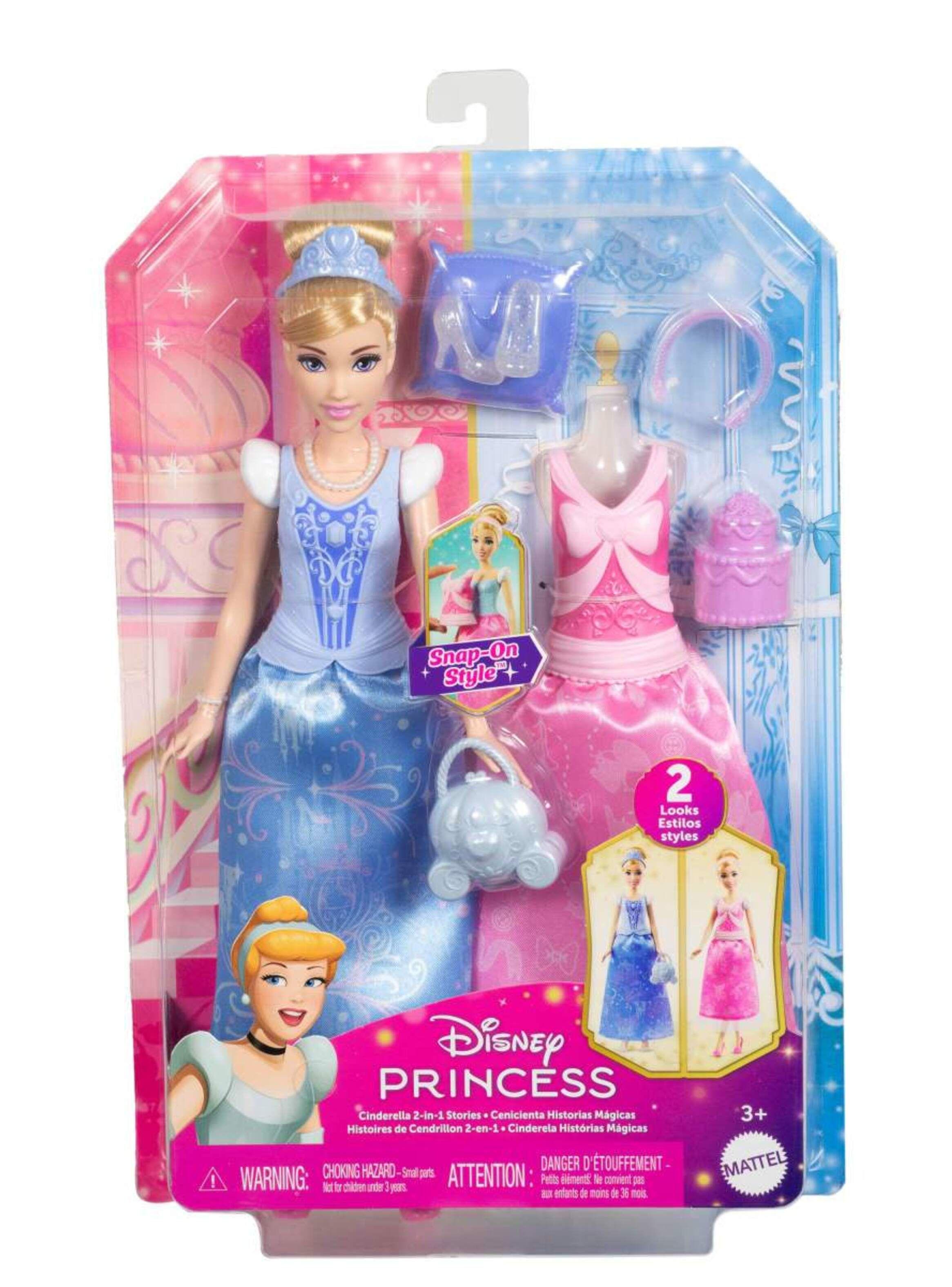 Muñeca Disney Princesa Cenicienta - 2 Vestidos para Cambiar-2
